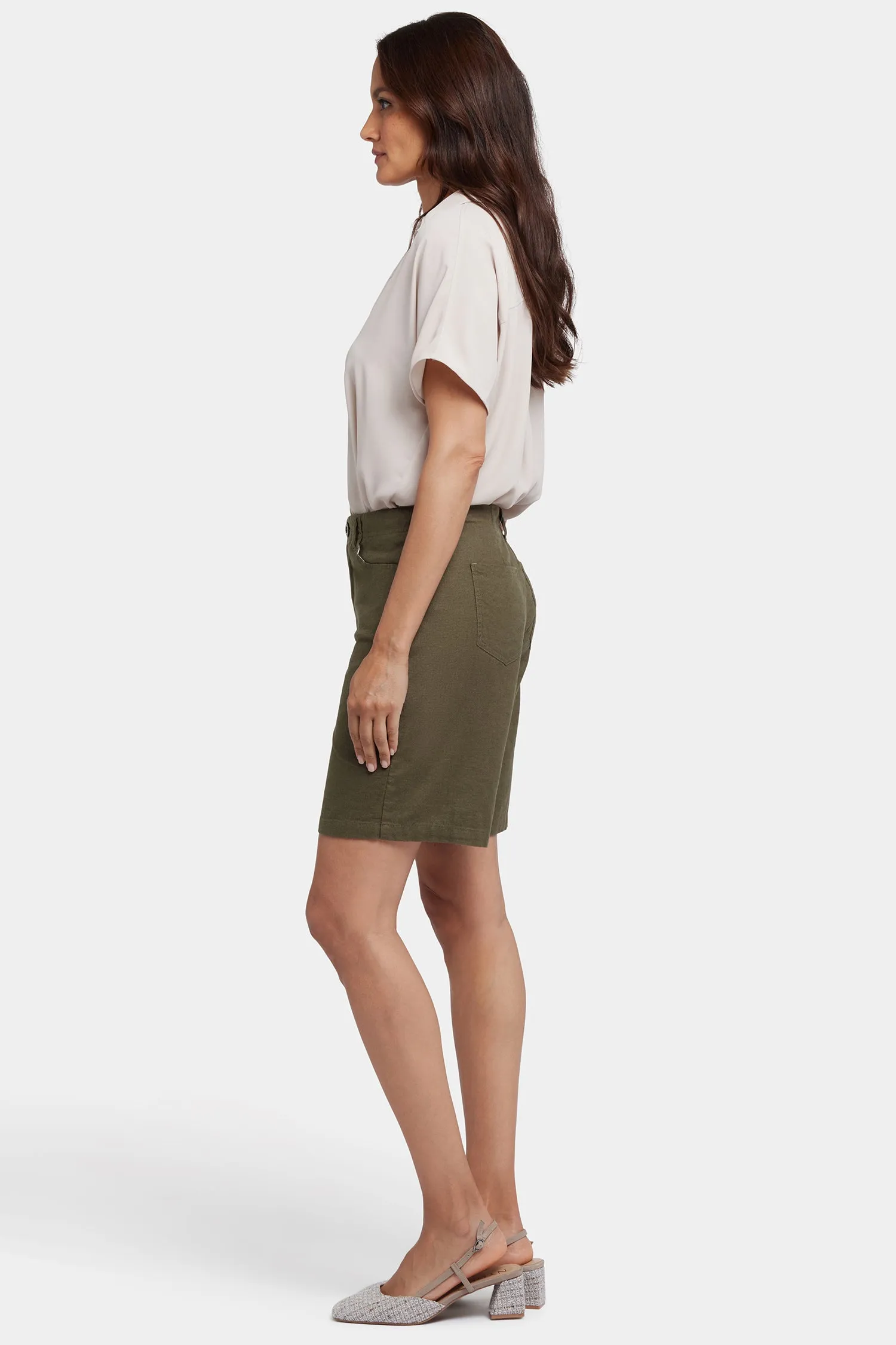 5 Pocket Bermuda Shorts - Bay Leaf