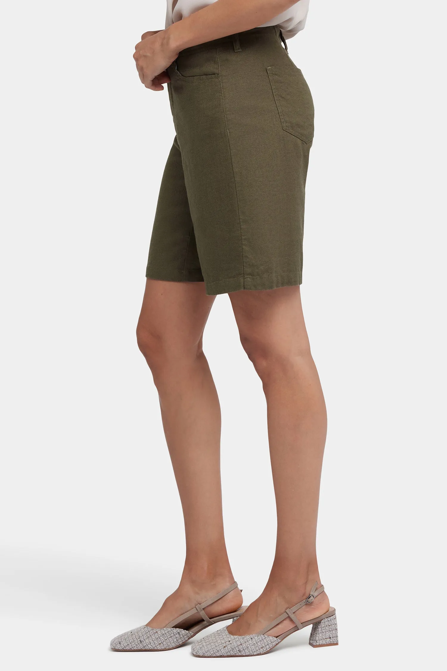 5 Pocket Bermuda Shorts - Bay Leaf