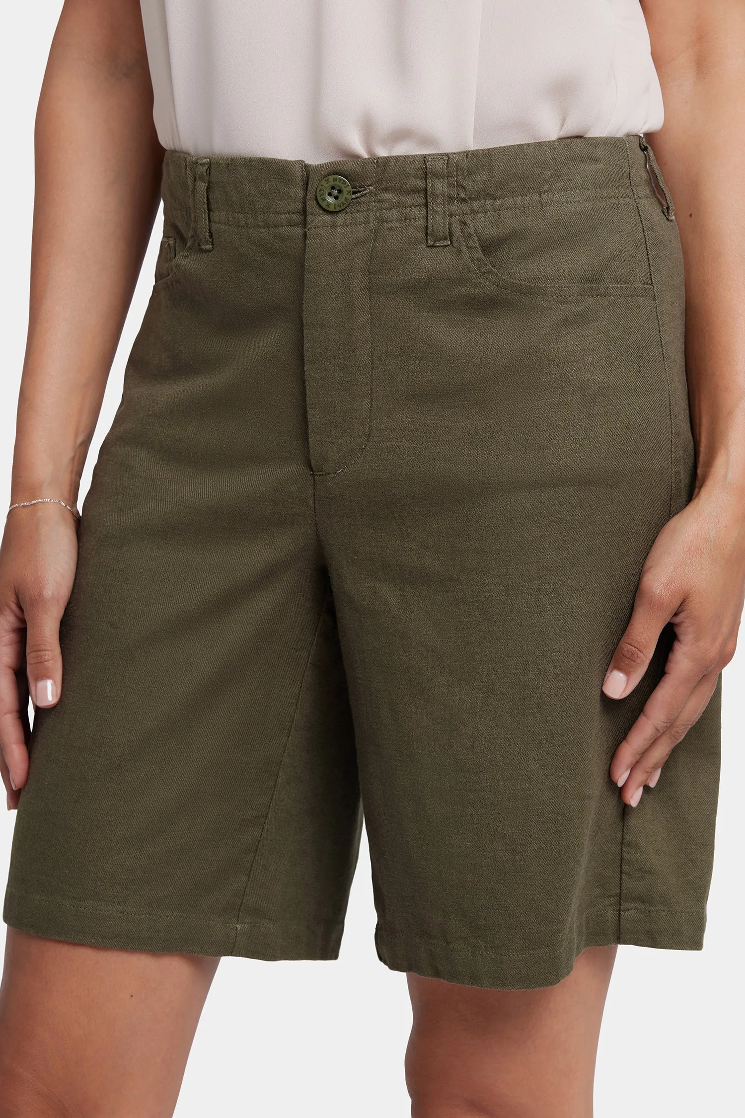 5 Pocket Bermuda Shorts - Bay Leaf