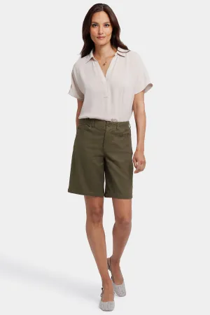 5 Pocket Bermuda Shorts - Bay Leaf