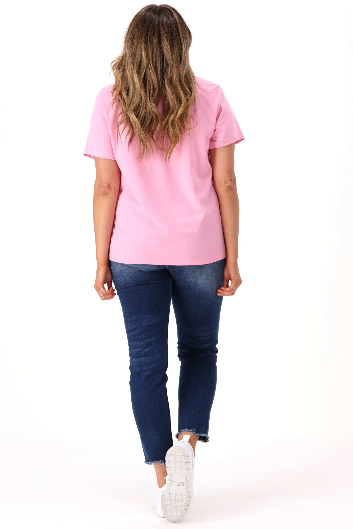 AS Colour Maple Tee Bubblegum Pink