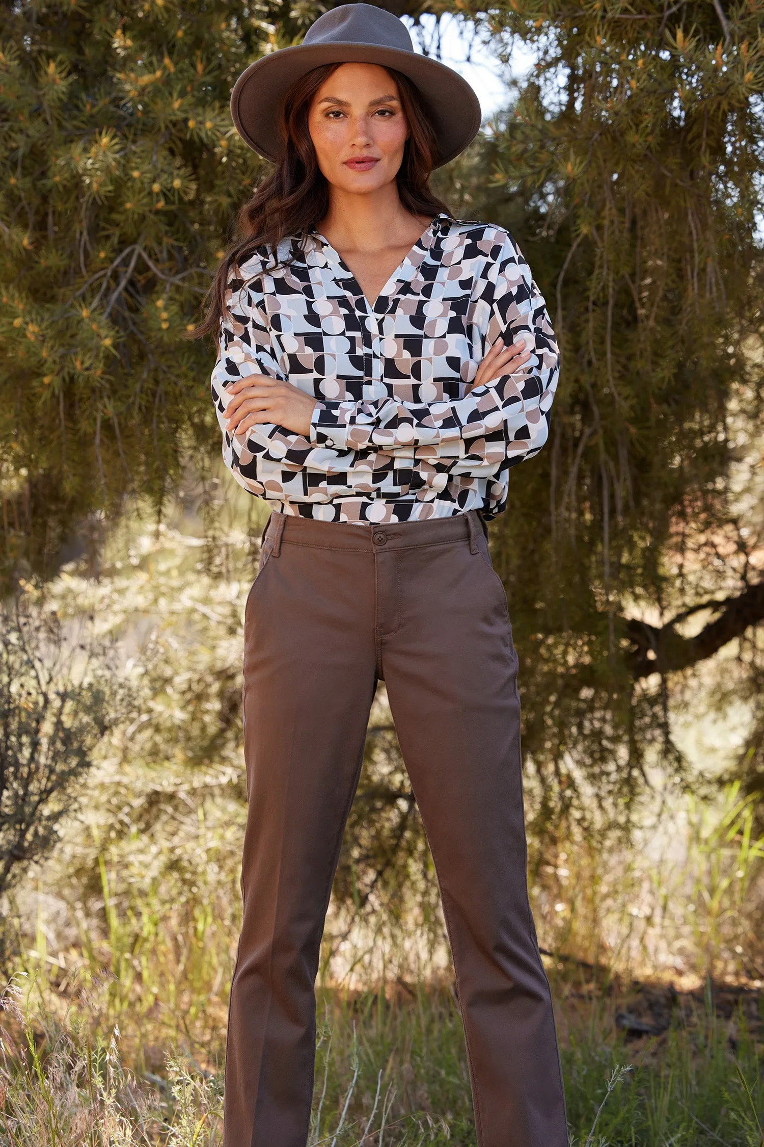 Becky Blouse - Light & Fog