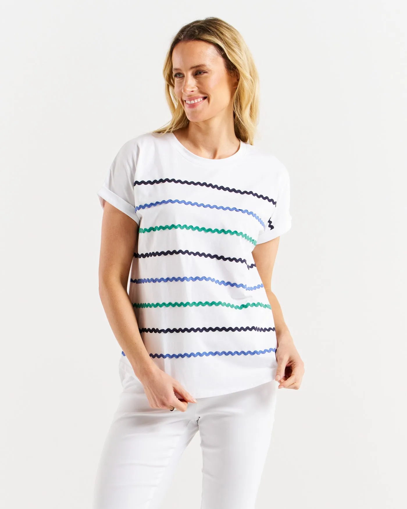 Betty Basics Sunny Tee Ocean Waves