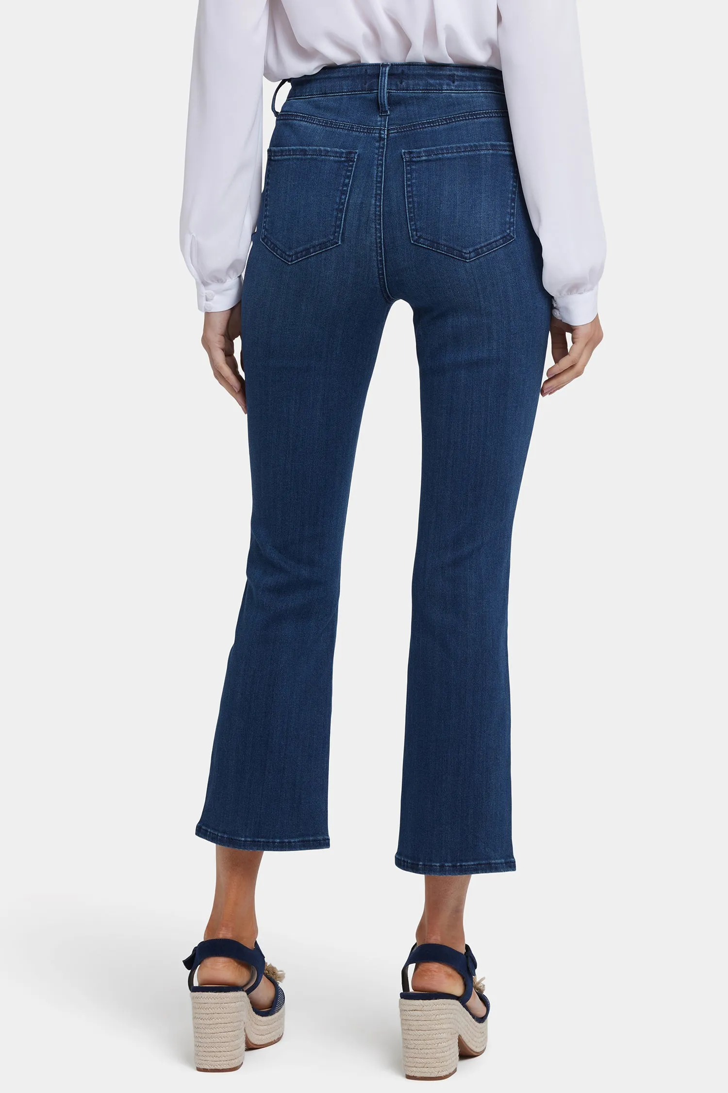 Billie Mini Bootcut Ankle Jeans - Ibiza Blues