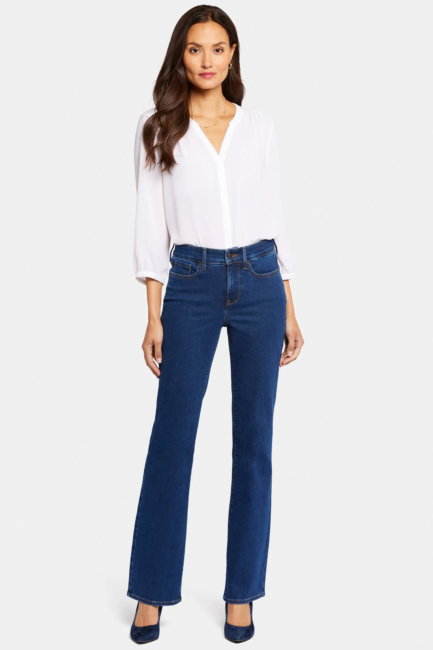 Blake Slim Flared Jeans In Petite - Quinn