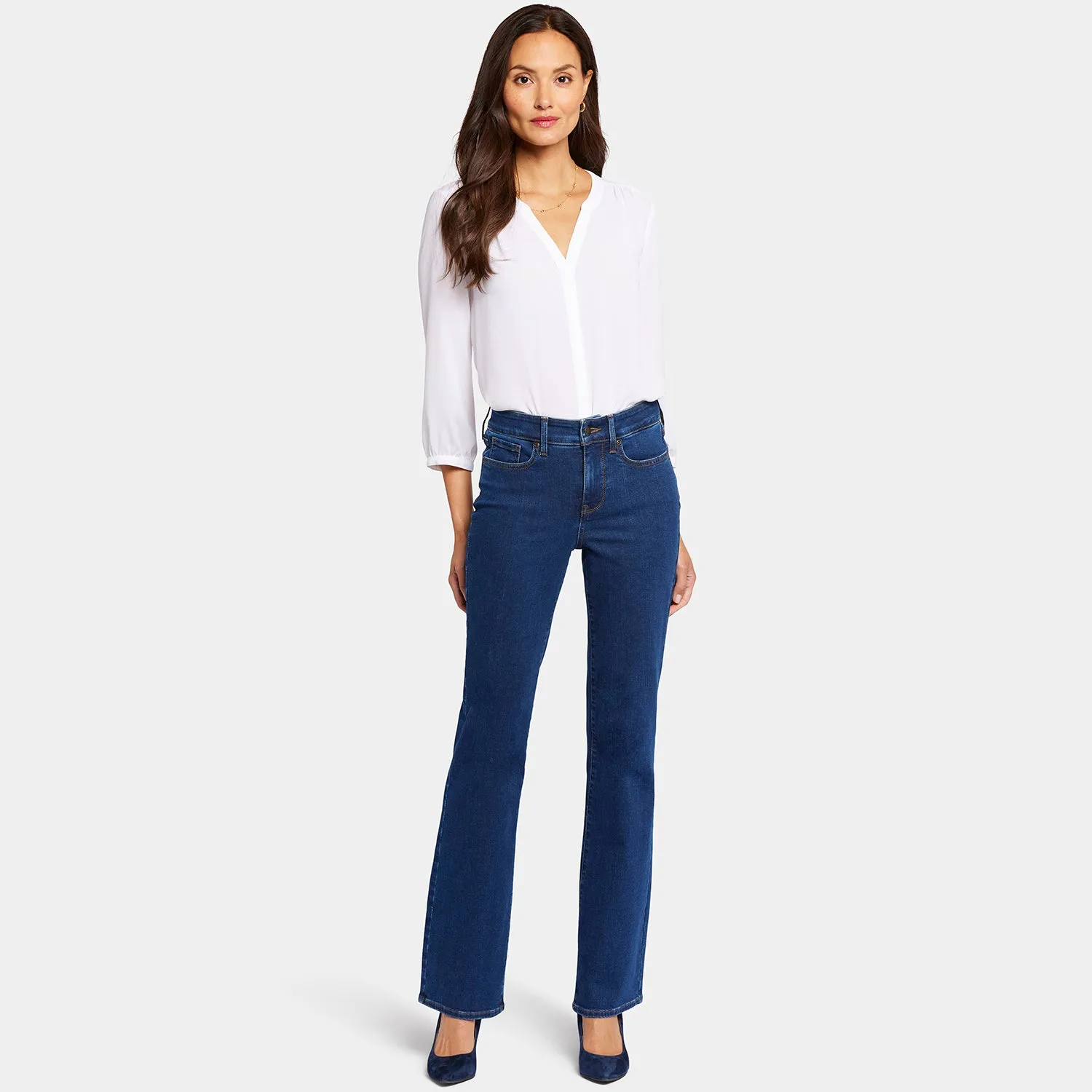 Blake Slim Flared Jeans In Petite - Quinn