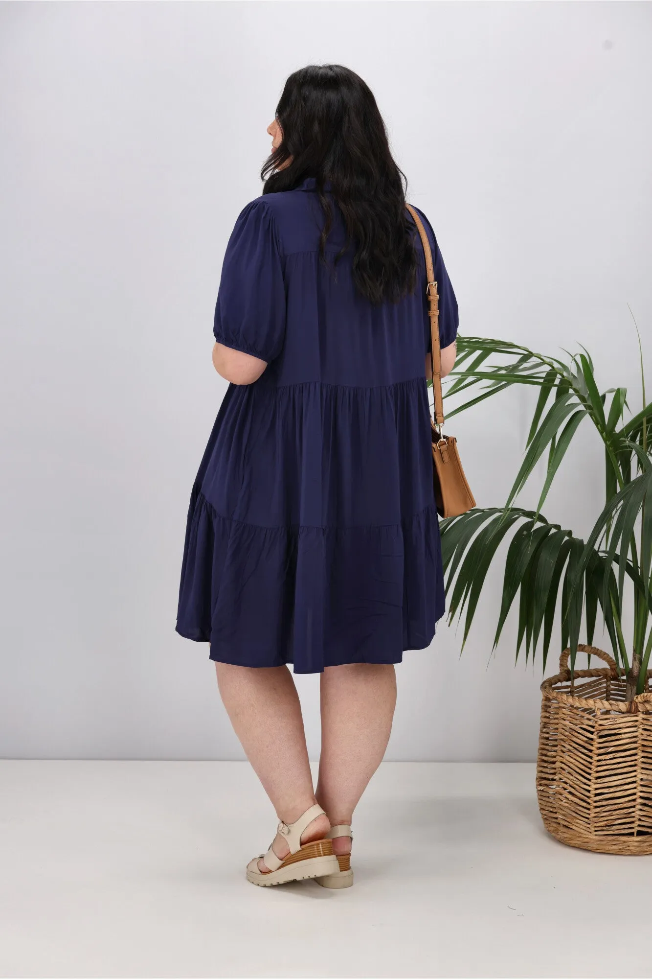 Boho Australia Masie Dress Navy