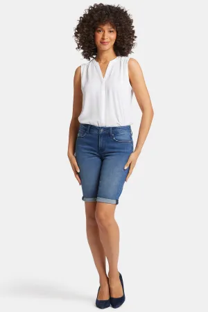 Briella 11 Inch Denim Shorts - Cascade Wave