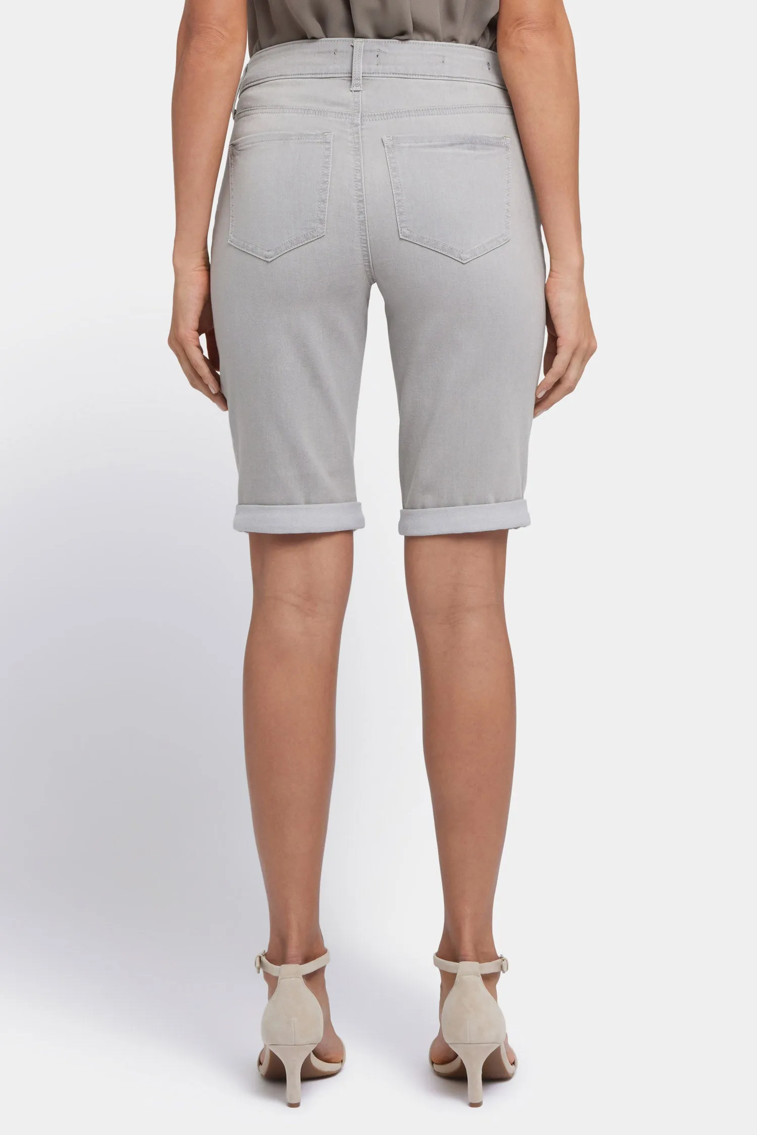 Briella 11 Inch Denim Shorts - Grenada Mist