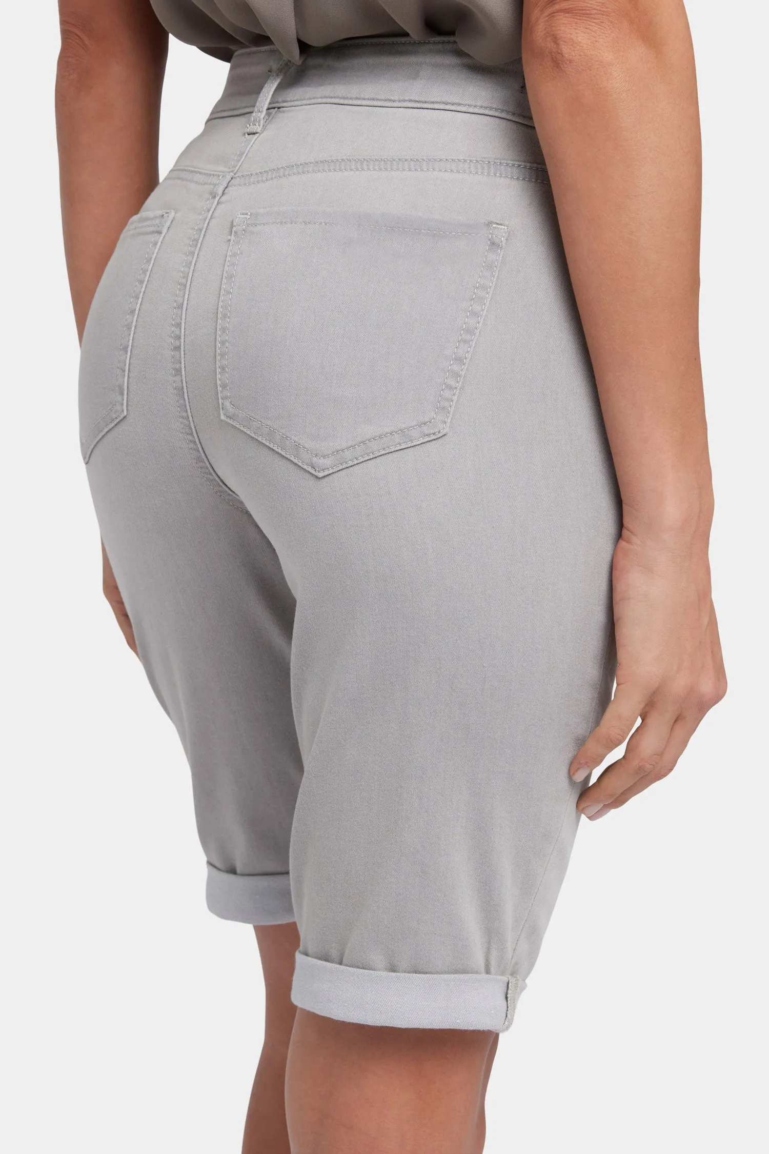 Briella 11 Inch Denim Shorts - Grenada Mist