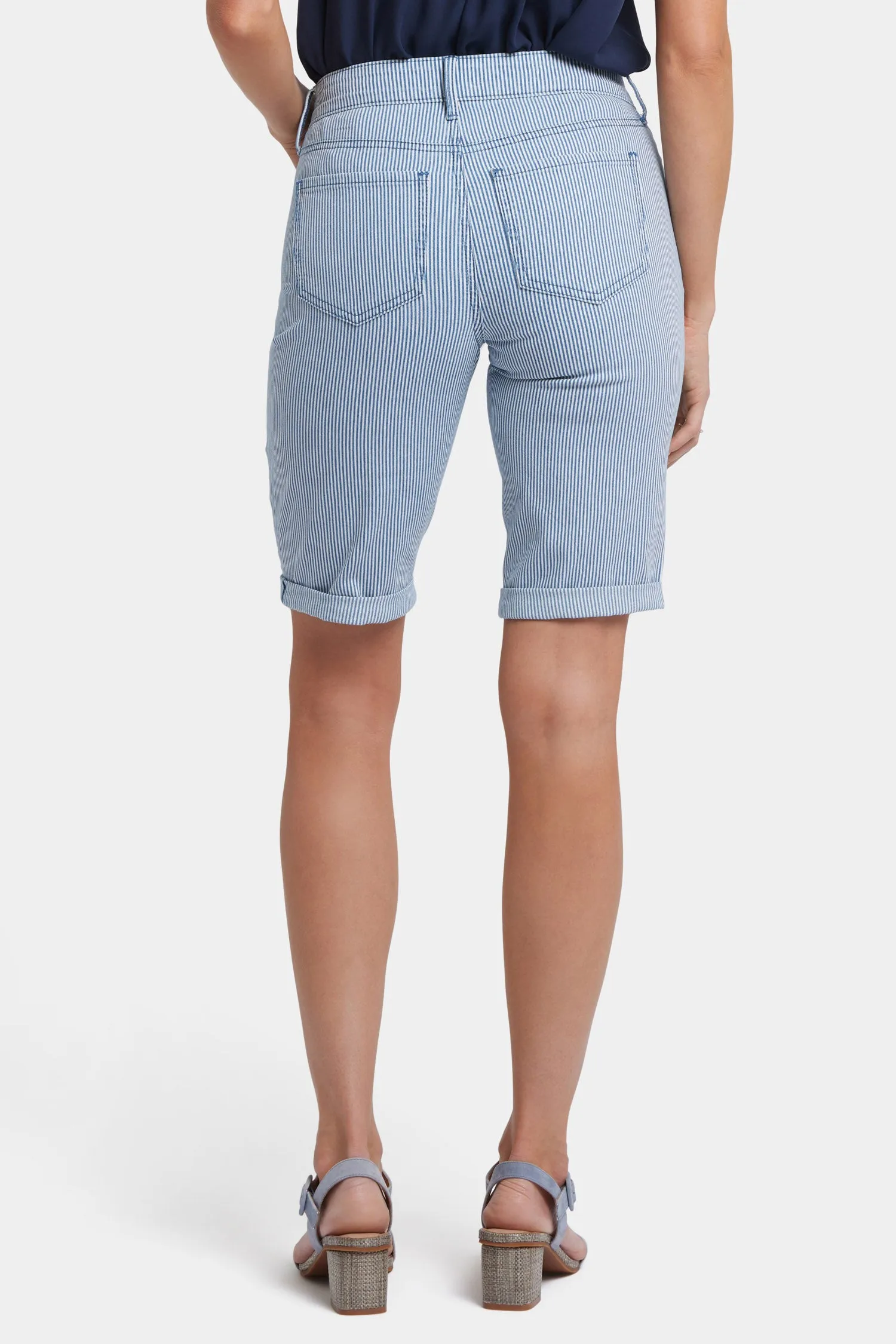 Briella 11 Inch Denim Shorts - Merida Stripe