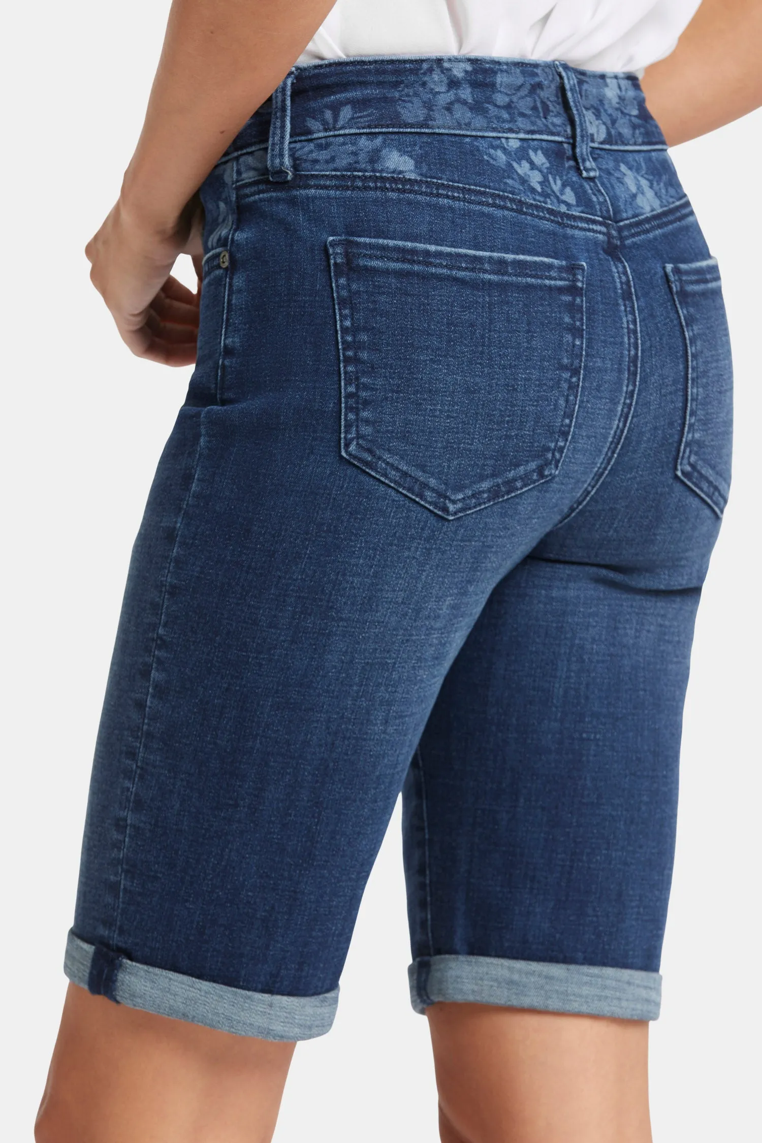 Briella 11 Inch Denim Shorts - Olympus