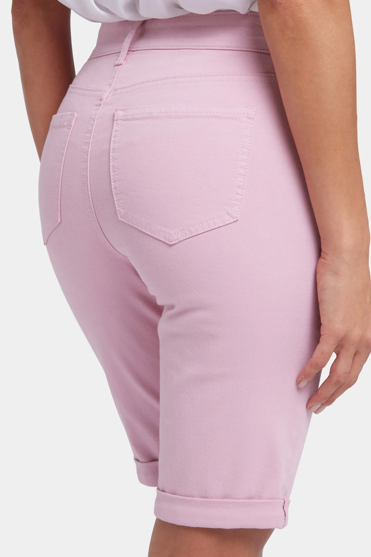 Briella 11 Inch Denim Shorts - Pink Nectar