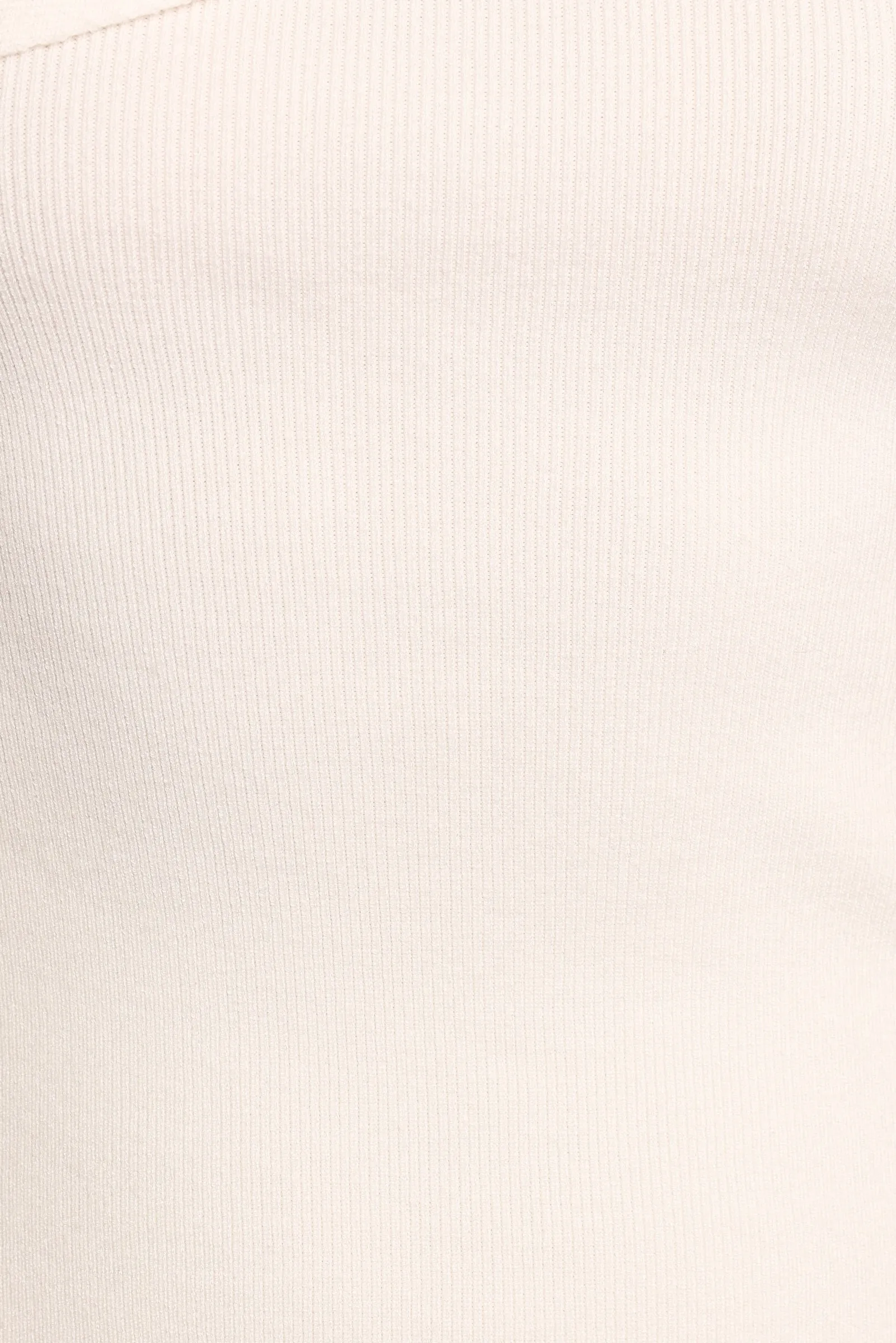 Charama Off Shoulder Knit Top - White