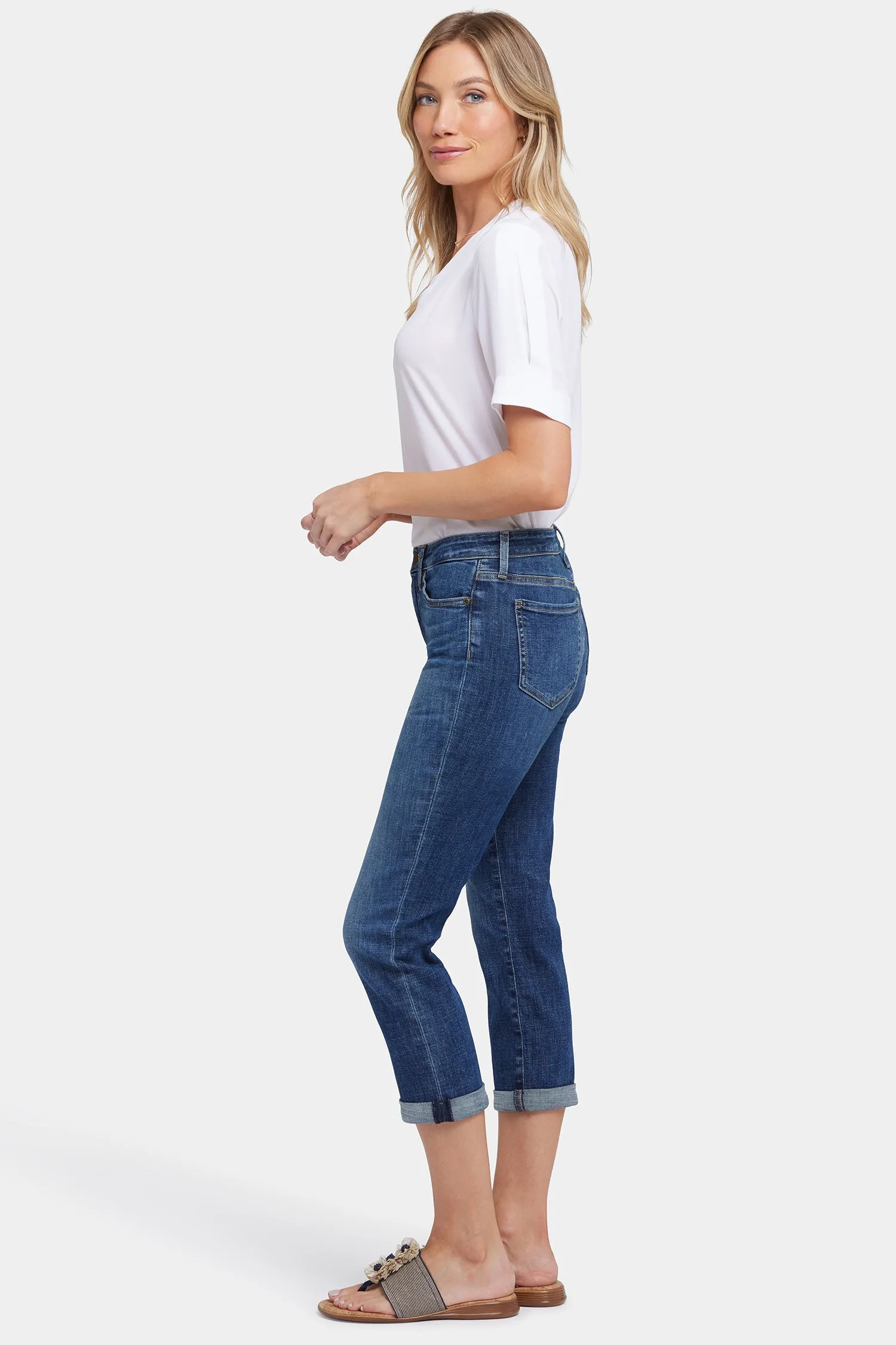 Chloe Skinny Capri Jeans - Asturia Shore