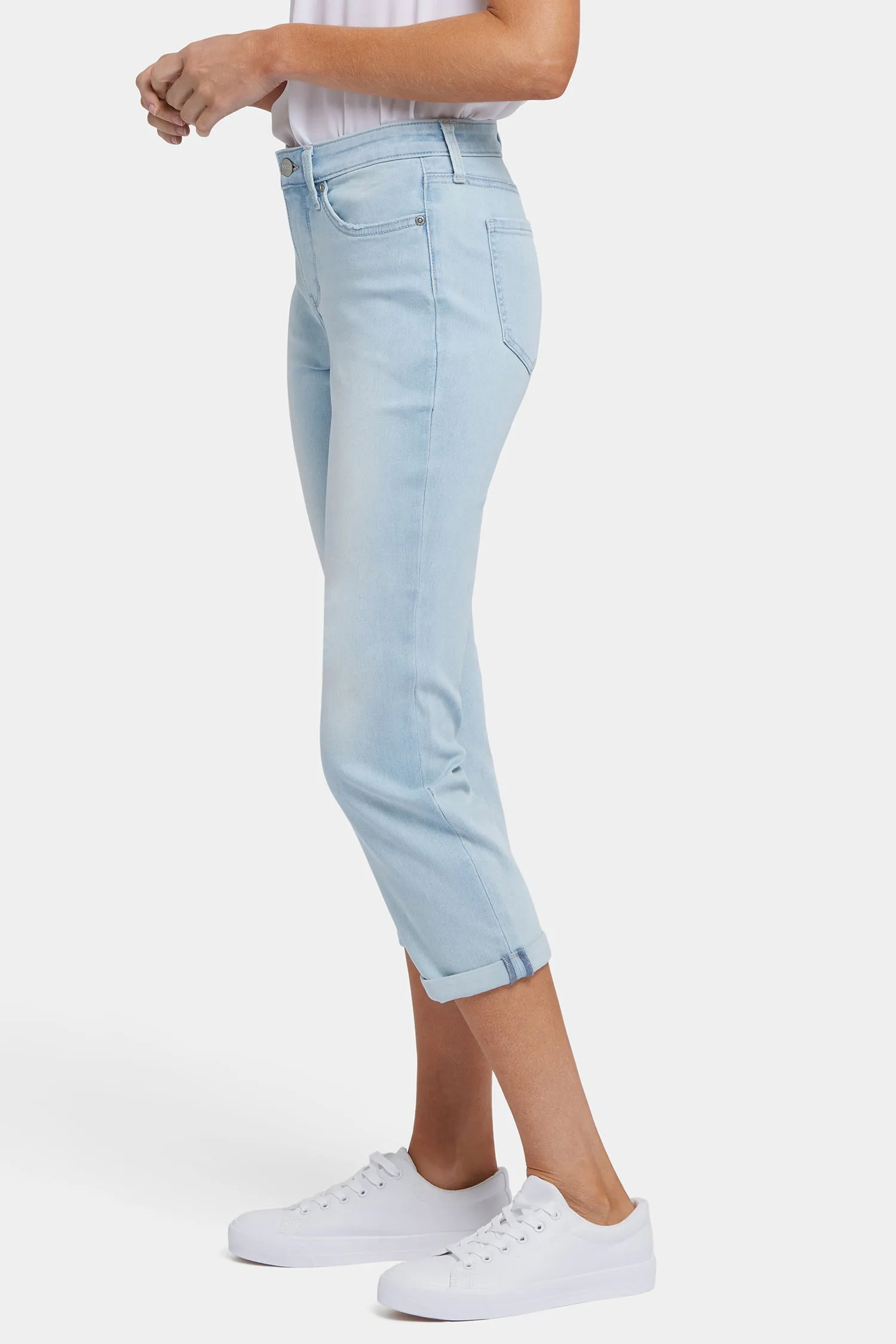 Chloe Skinny Capri Jeans - Clear Waters