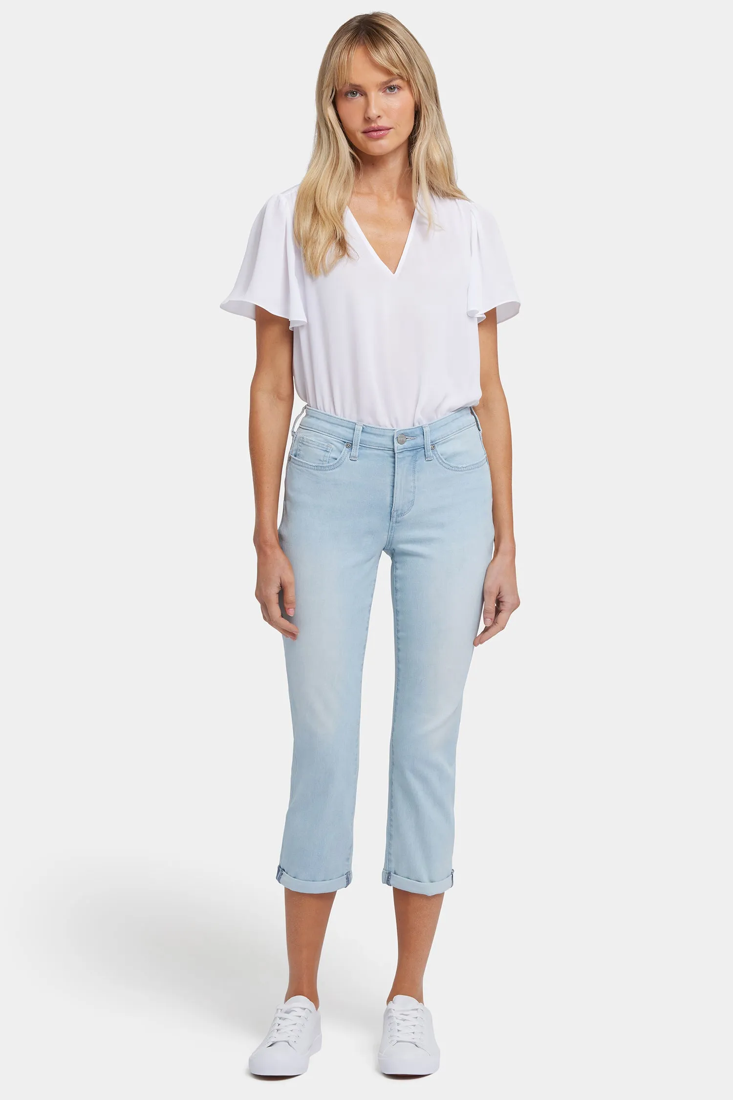 Chloe Skinny Capri Jeans - Clear Waters