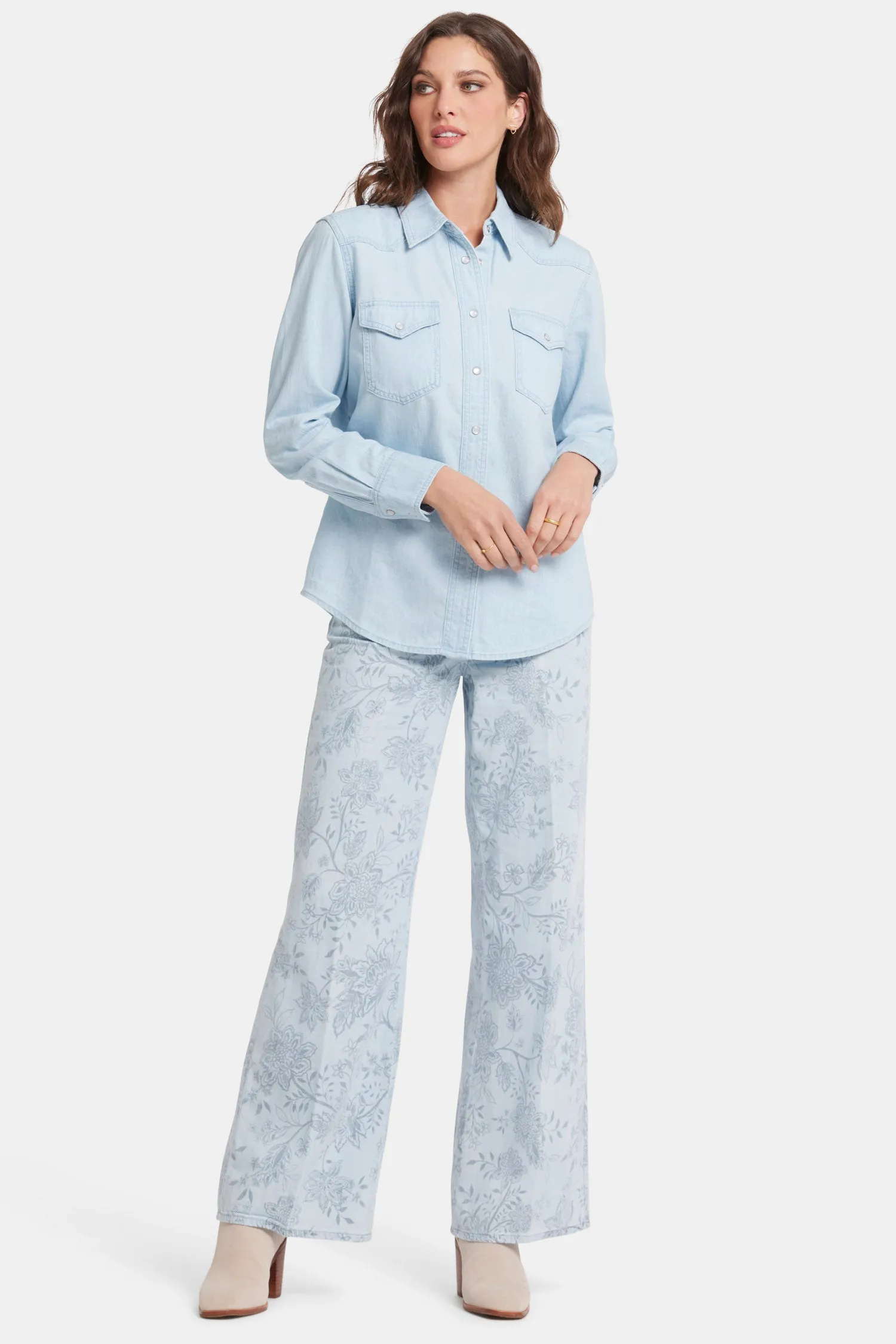 Classic Denim Shirt - Icy Lagoon