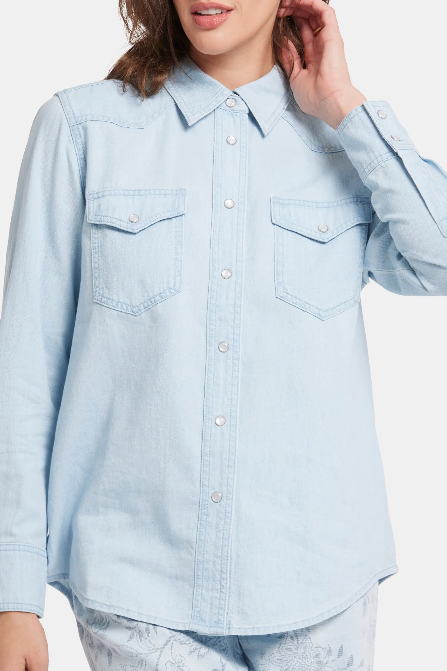 Classic Denim Shirt - Icy Lagoon