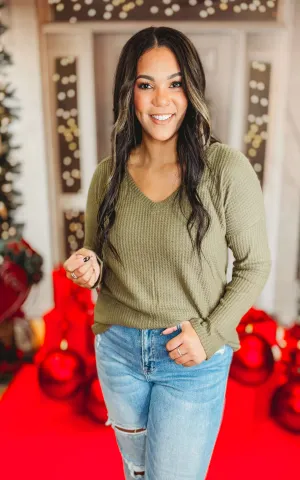 Cozy Days Thermal Brushed Top* - Final Sale