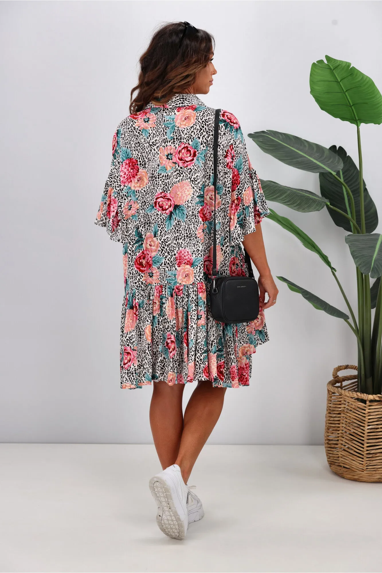 Dreamcatcher Megan Mini Dress Multi Floral