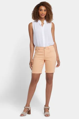 Ella Denim Shorts - Apricot Nectar