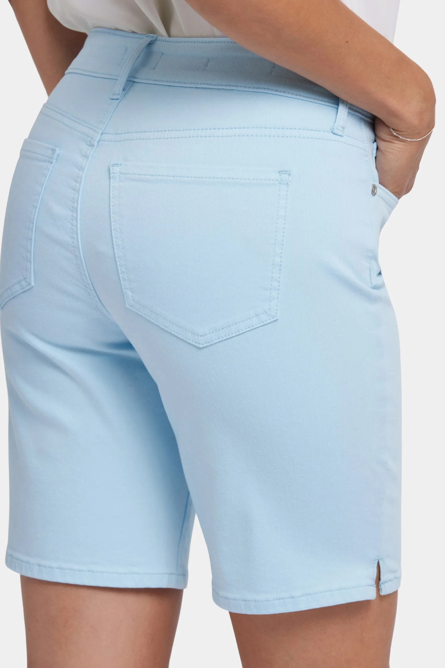 Ella Denim Shorts - Aquatic
