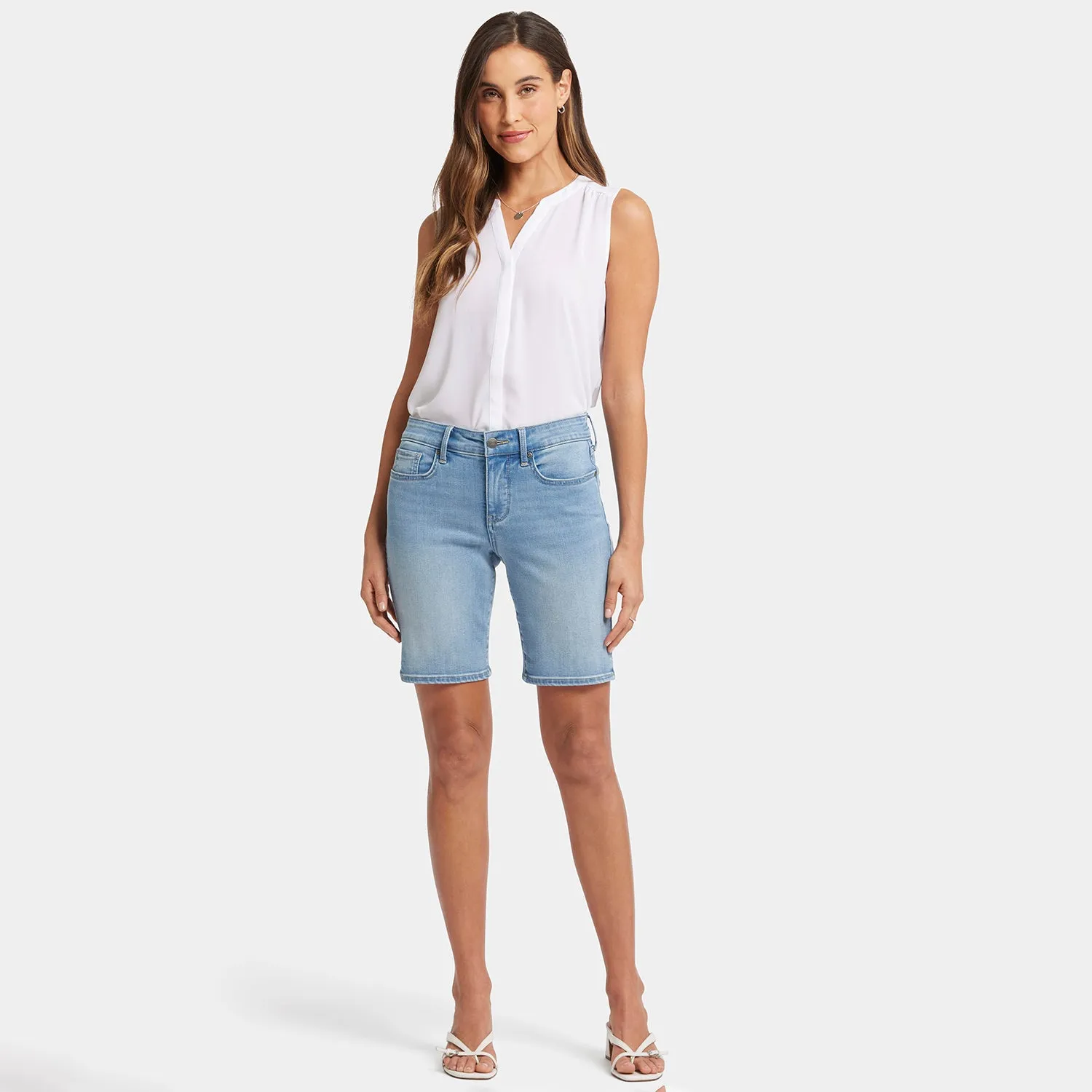 Ella Denim Shorts - Blue Valley
