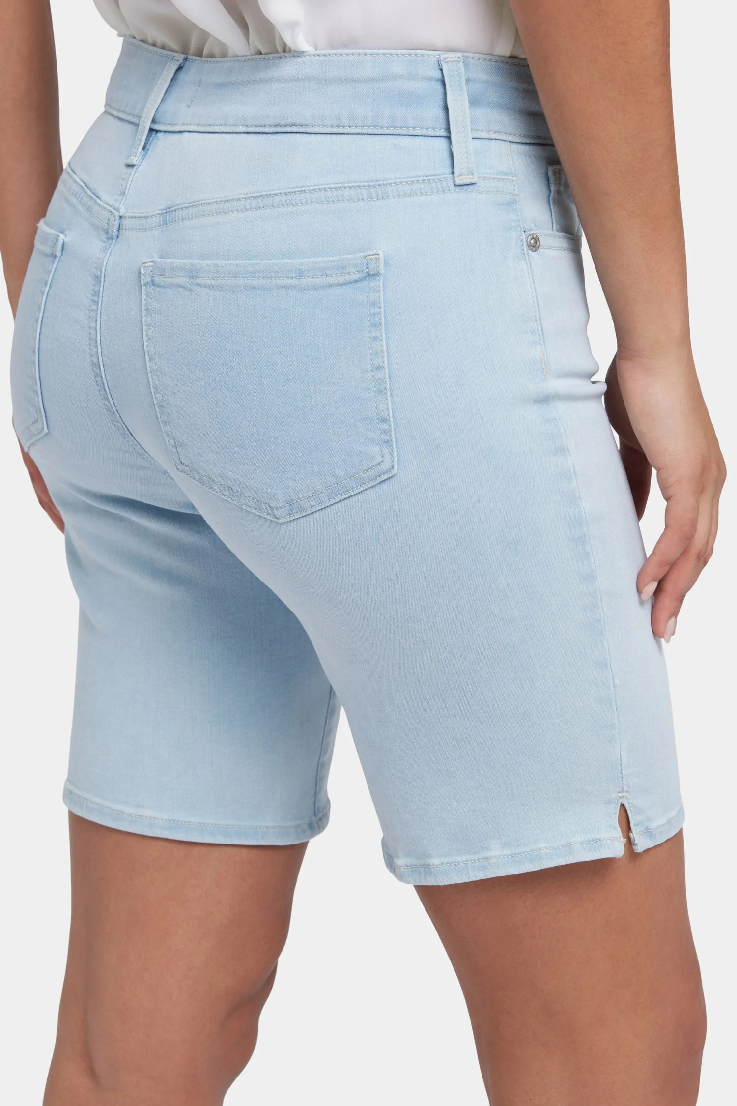 Ella Denim Shorts - Clear Waters
