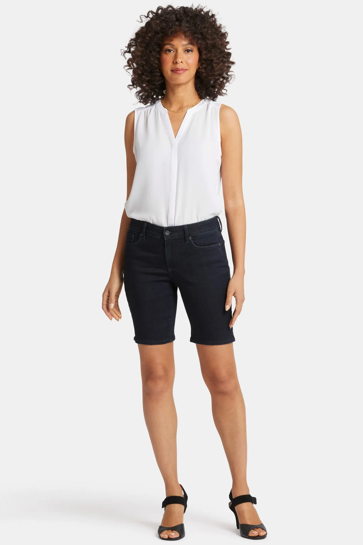 Ella Denim Shorts - Midnight Falls