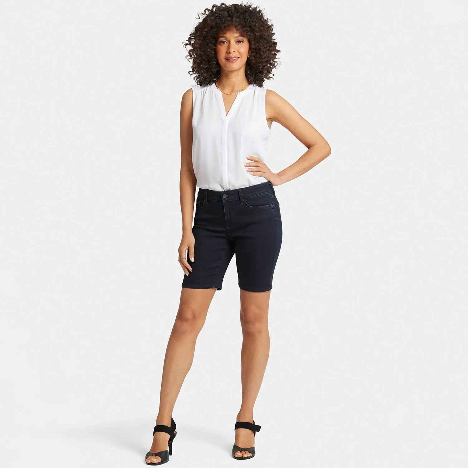 Ella Denim Shorts - Midnight Falls
