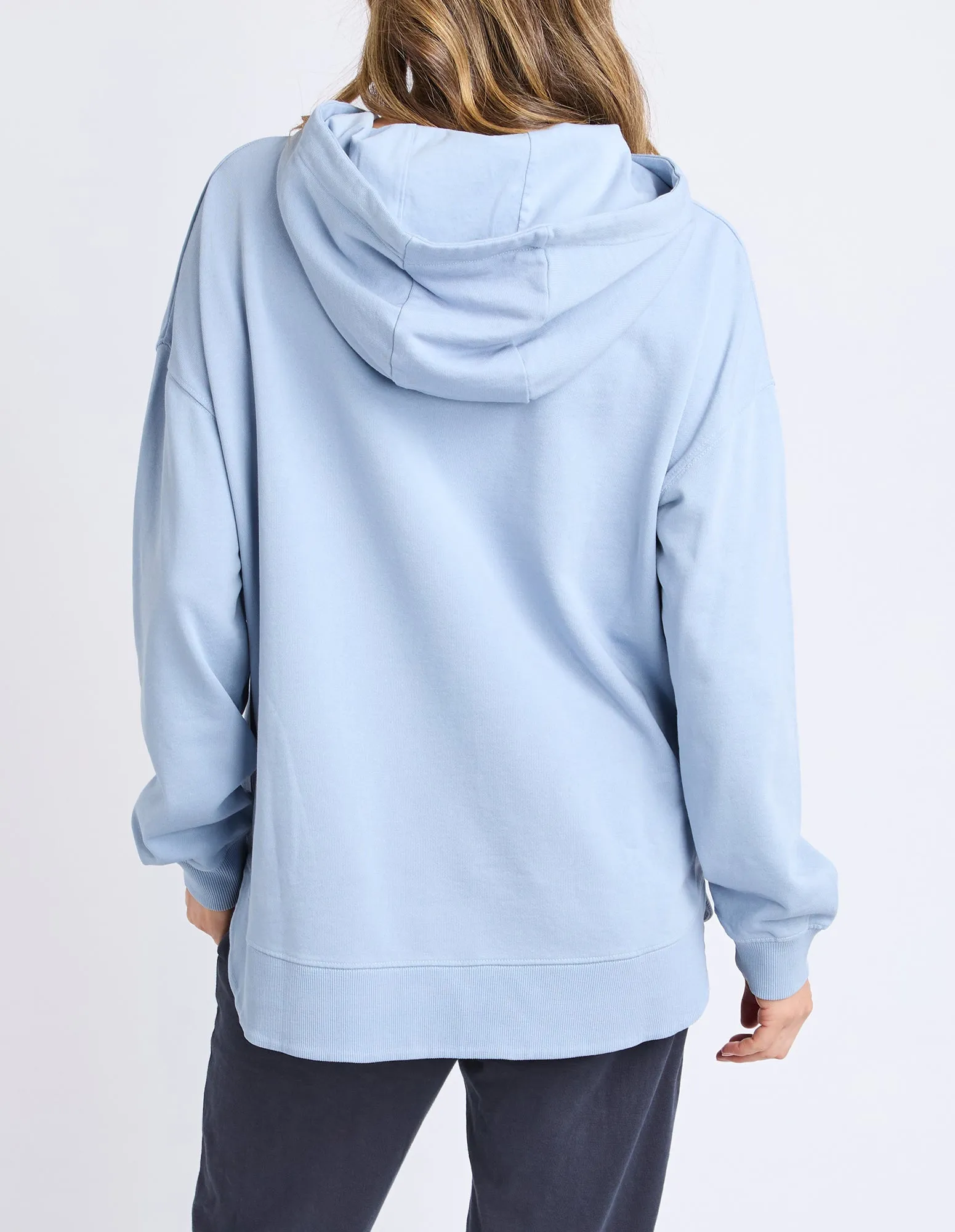 Elm Established Hoodie Sky Blue
