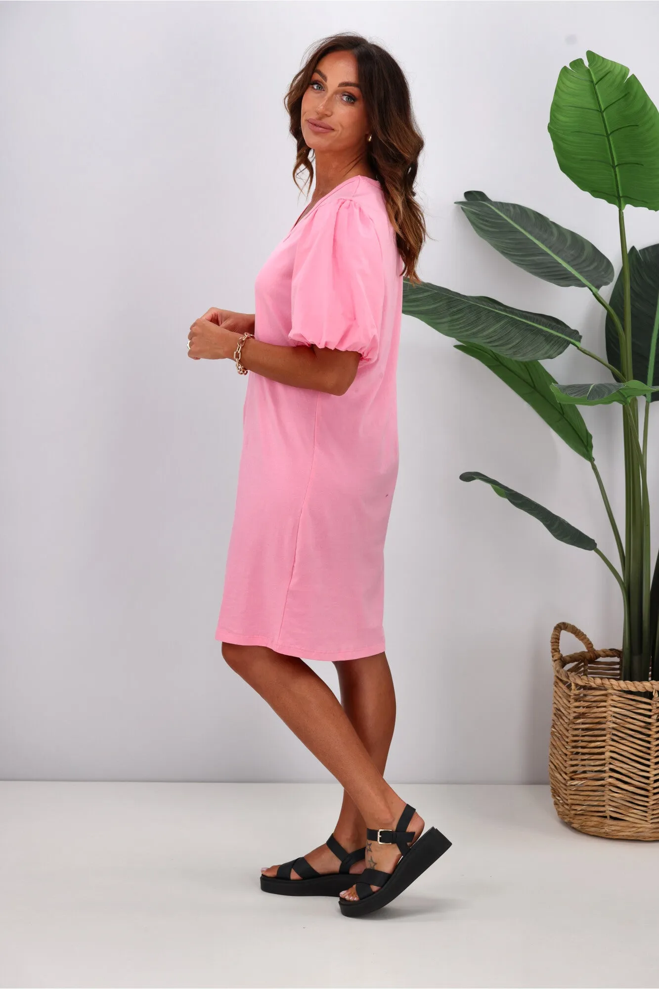 Elm Joy Dress Strawberry Pink