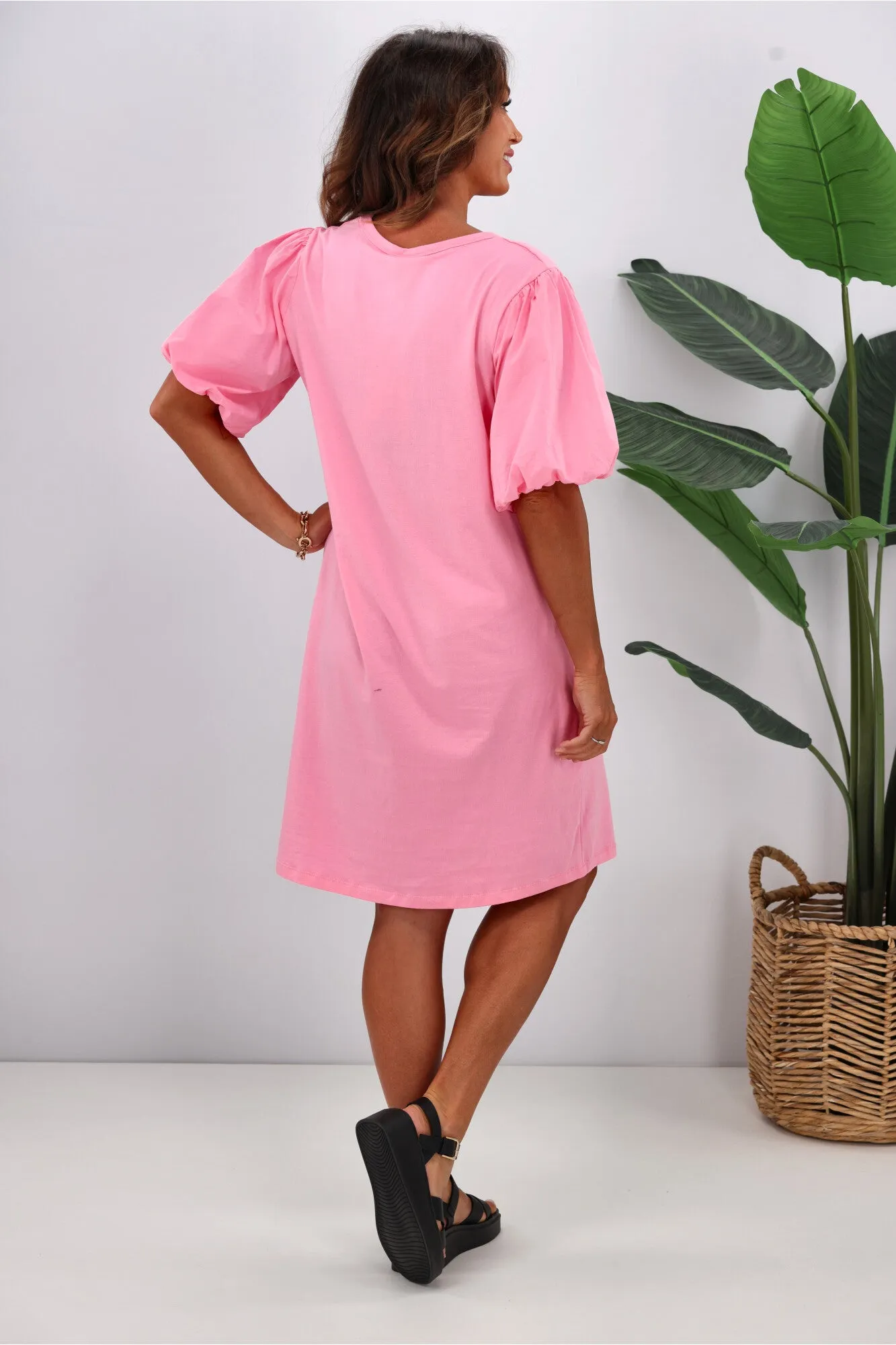 Elm Joy Dress Strawberry Pink