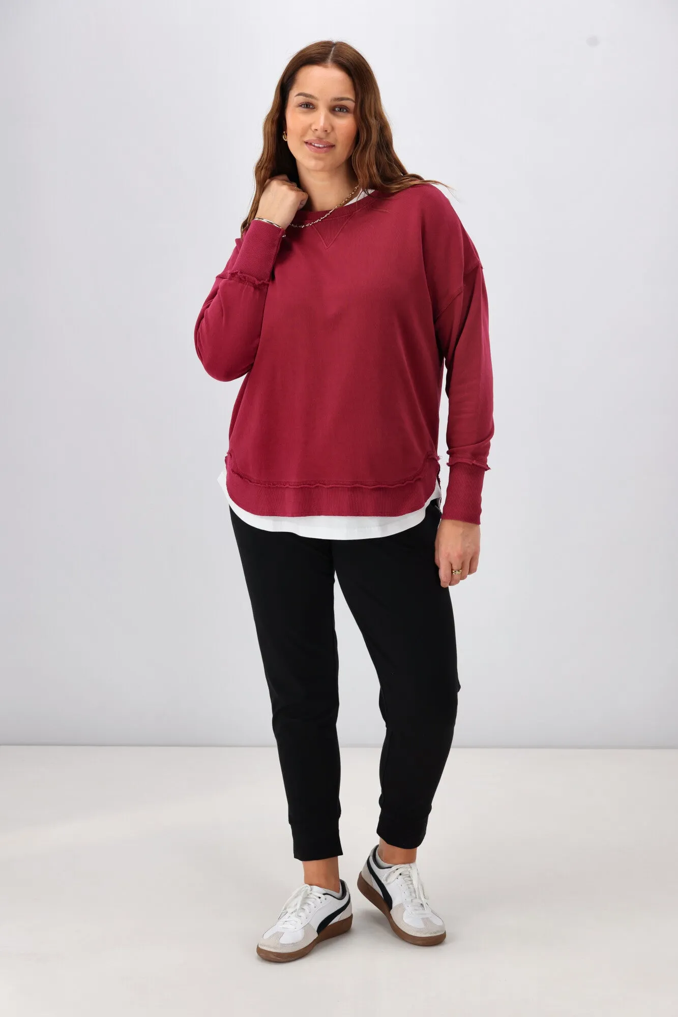 Foxwood Delilah Crew Beetroot Red