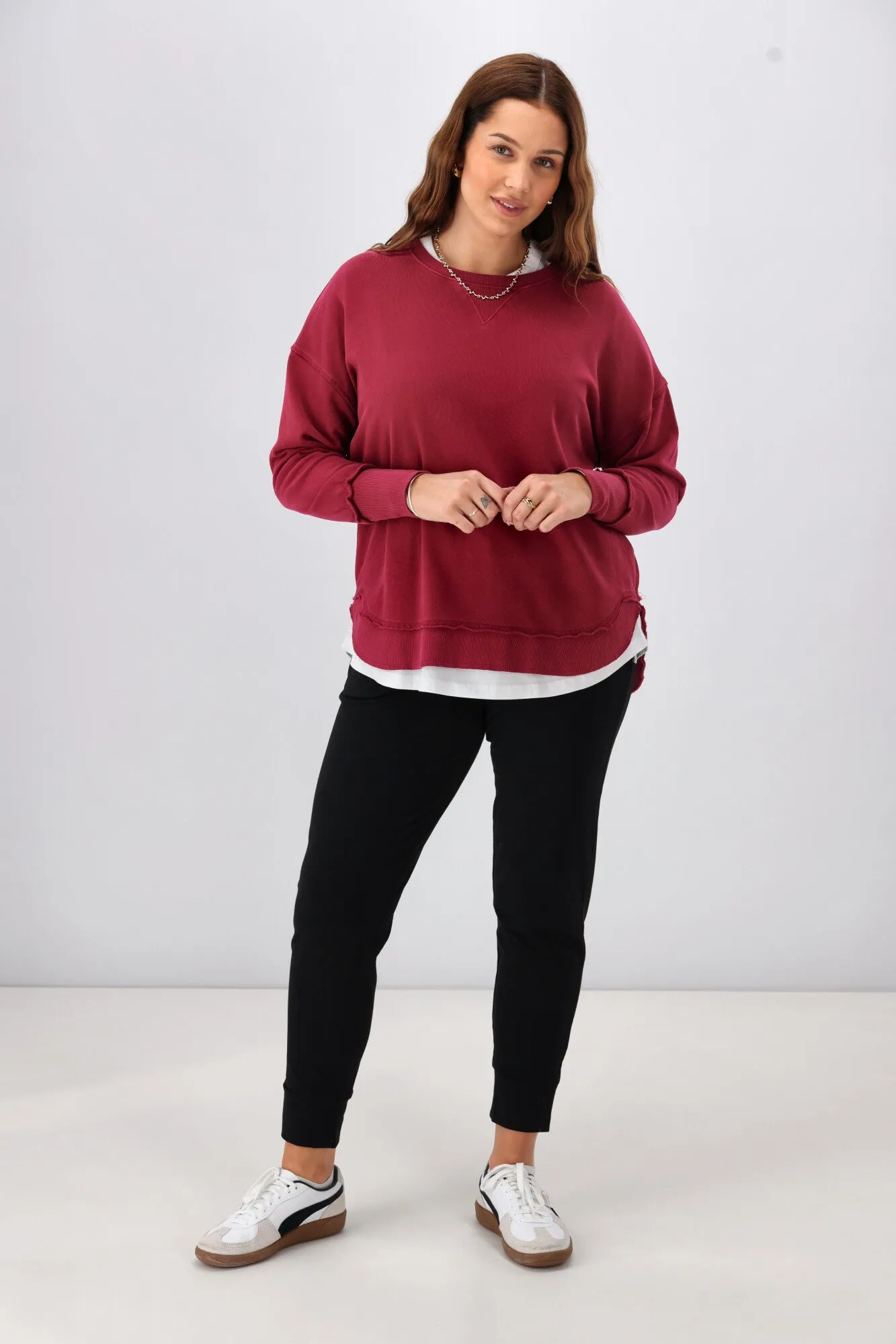 Foxwood Delilah Crew Beetroot Red