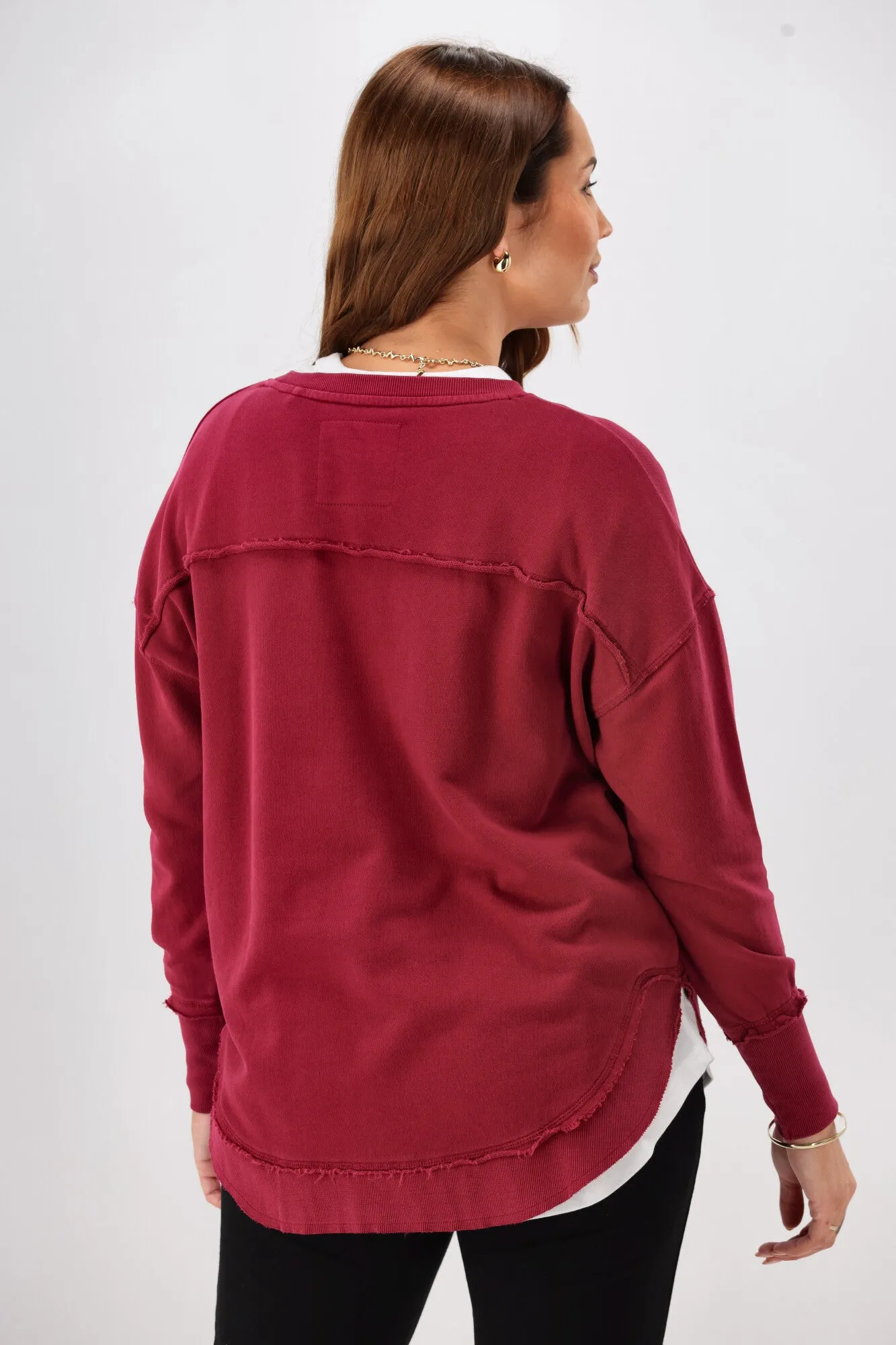 Foxwood Delilah Crew Beetroot Red