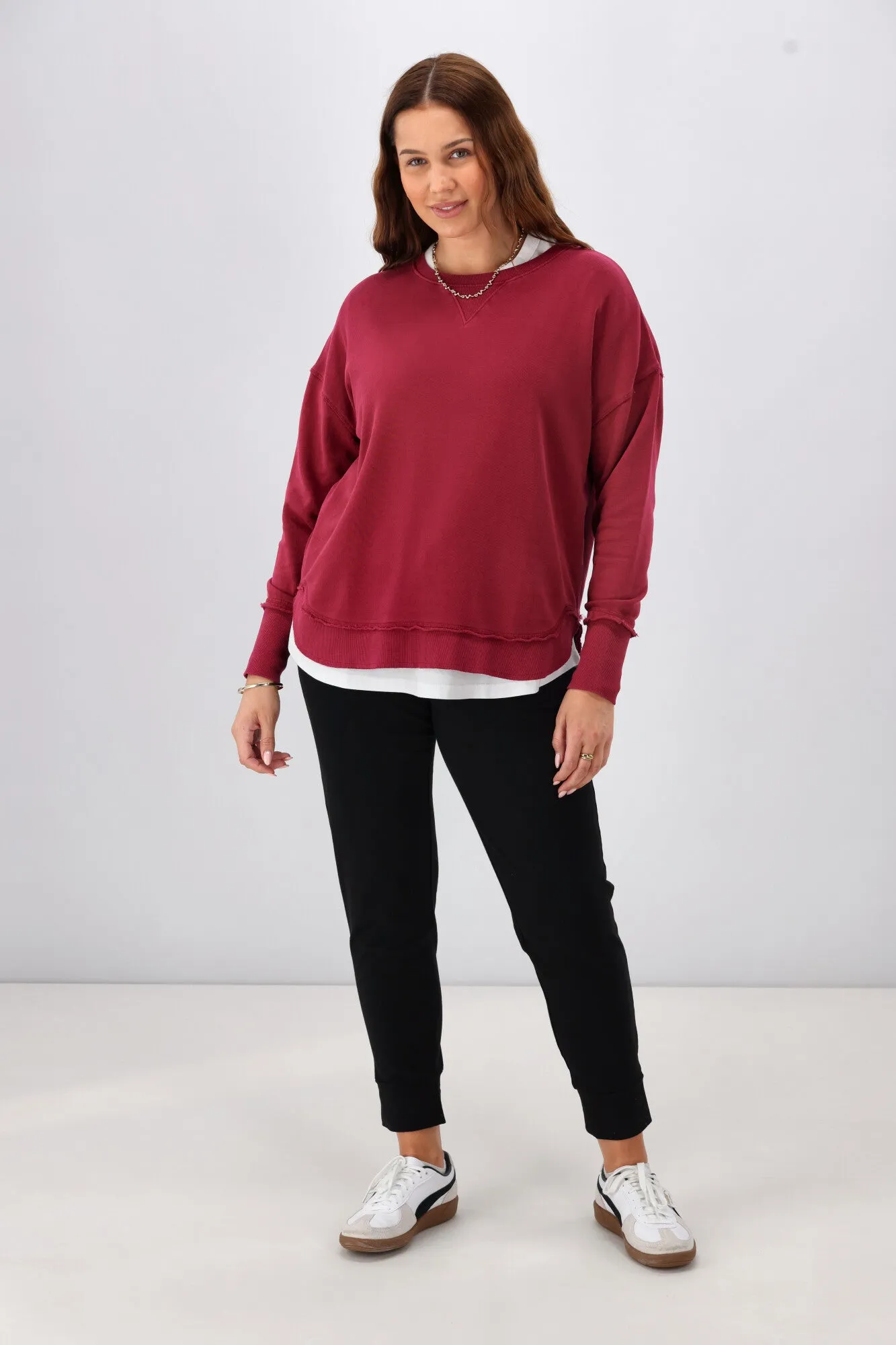 Foxwood Delilah Crew Beetroot Red