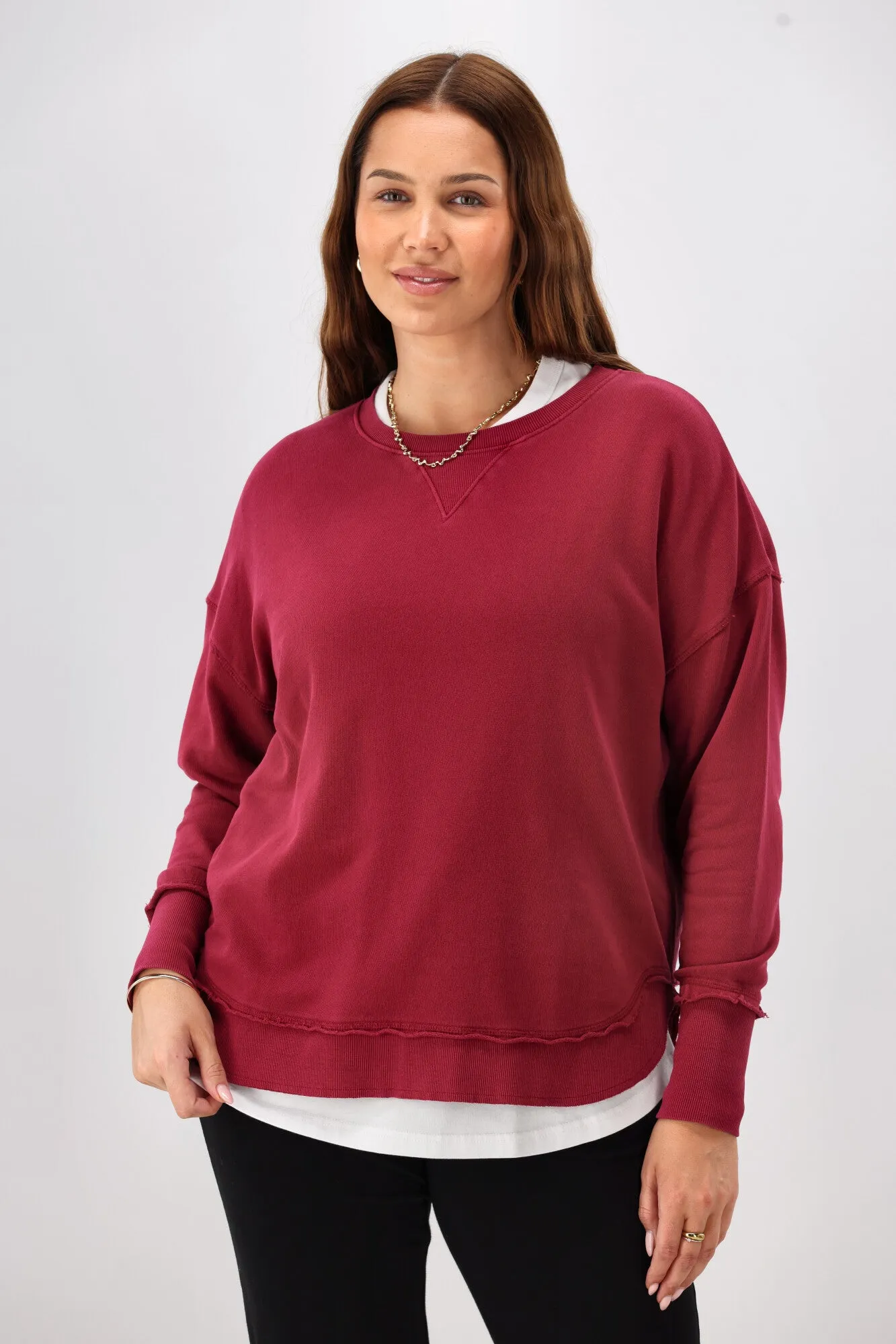 Foxwood Delilah Crew Beetroot Red