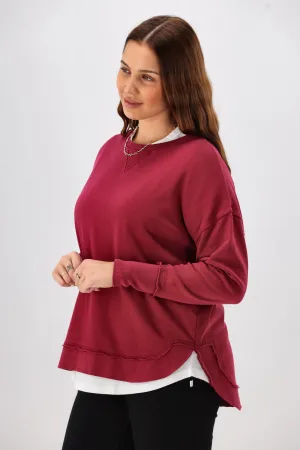 Foxwood Delilah Crew Beetroot Red