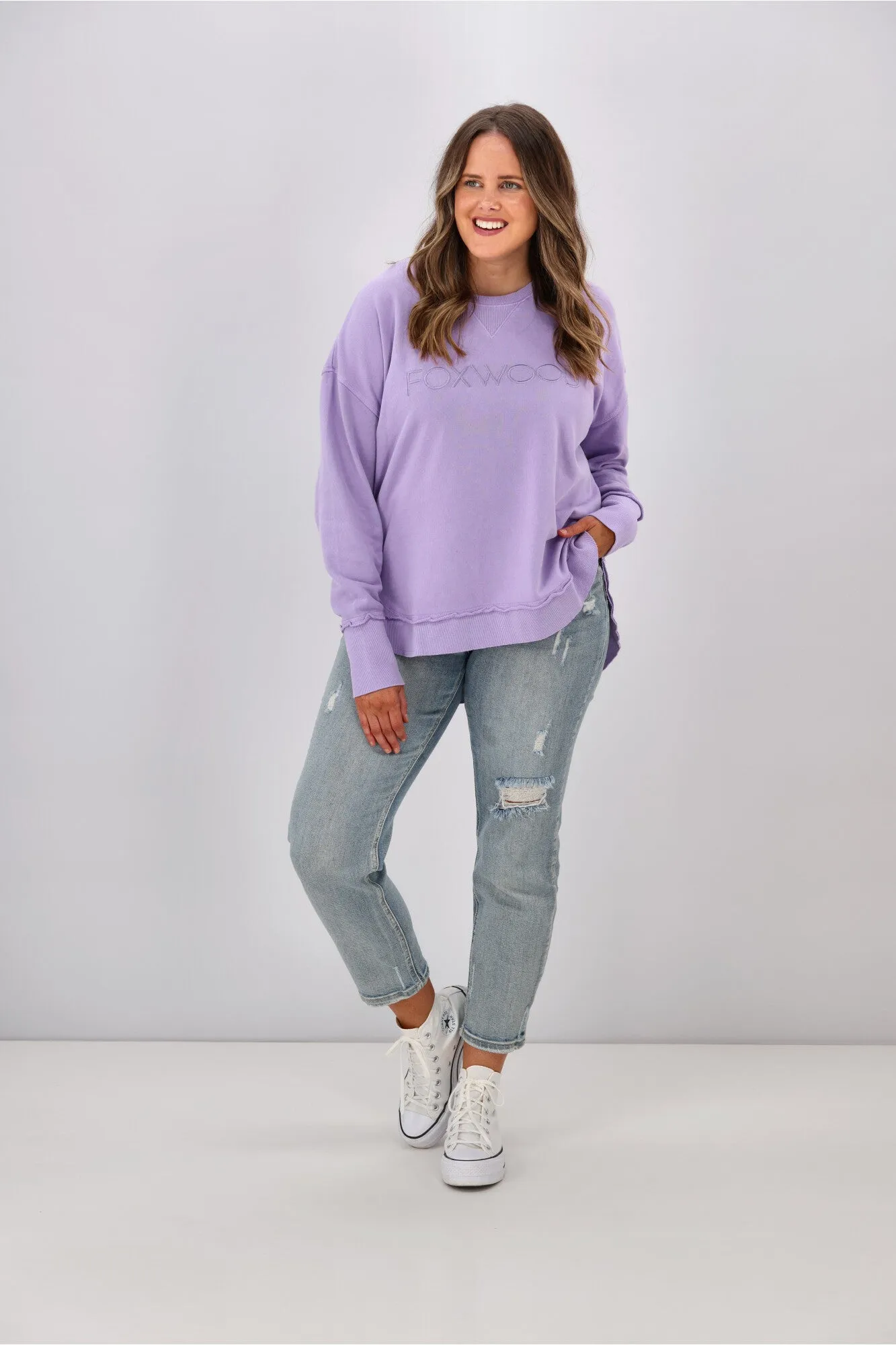 Foxwood Simplified Crew Lavender
