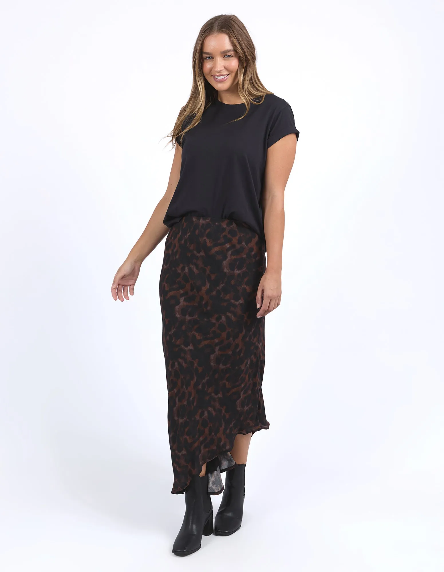 Foxwood Tulliana Leopard Skirt Leopard Print