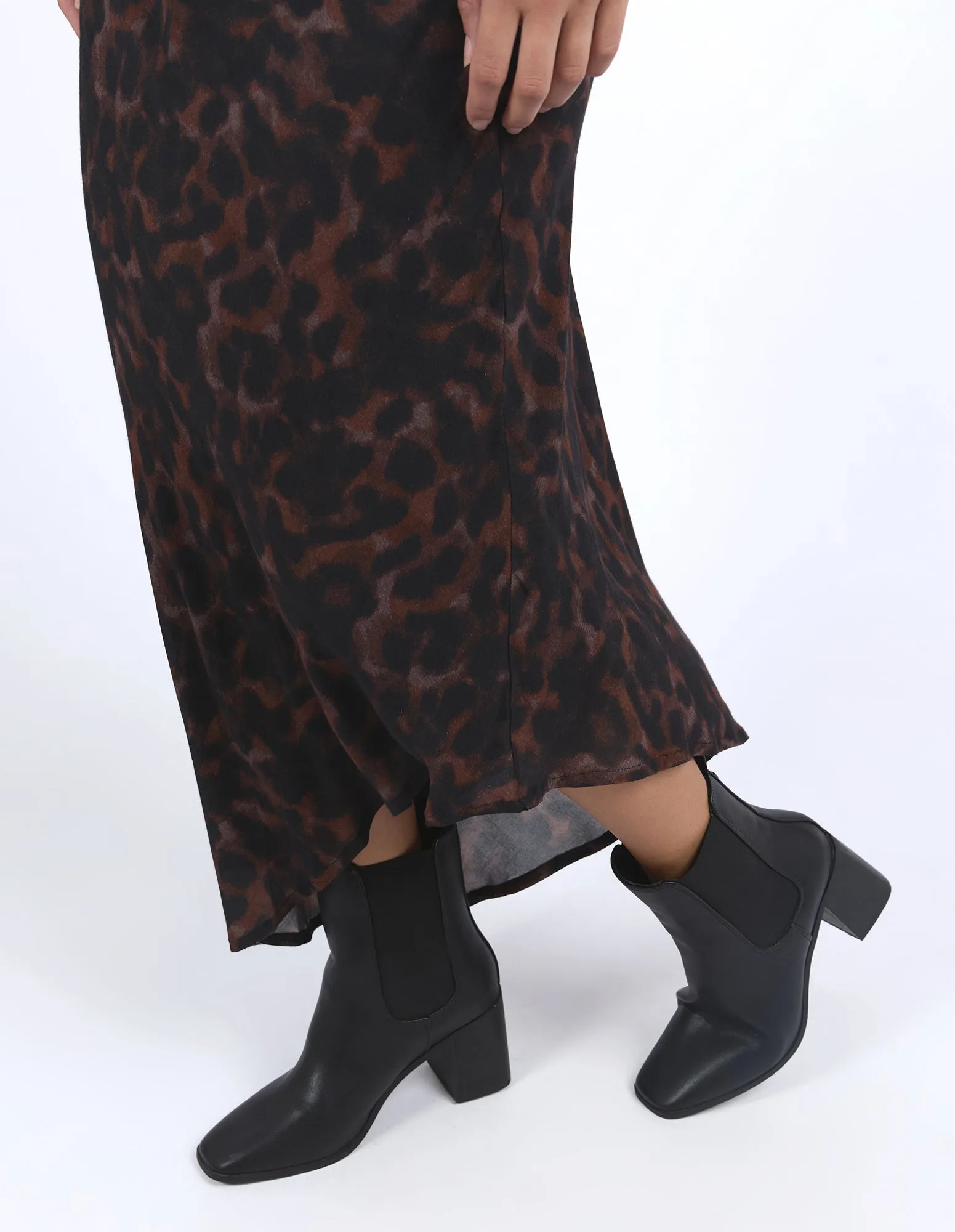 Foxwood Tulliana Leopard Skirt Leopard Print
