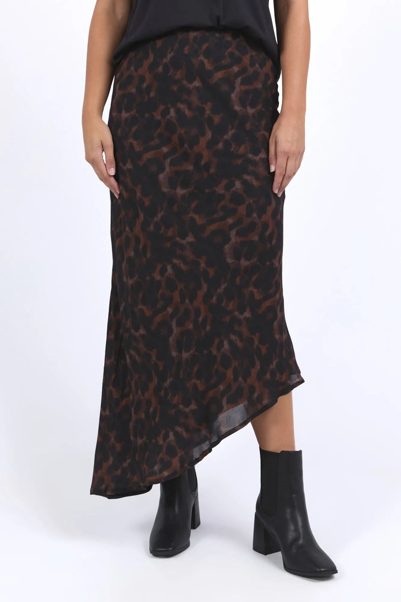Foxwood Tulliana Leopard Skirt Leopard Print