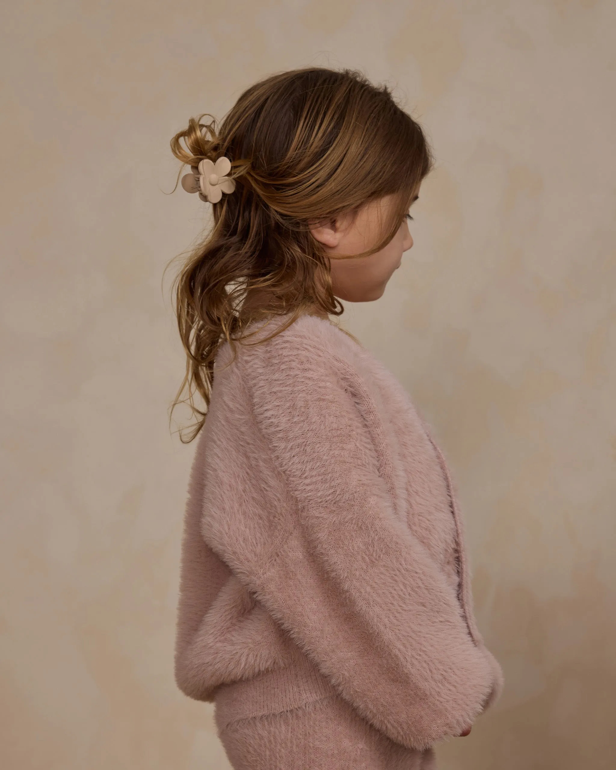 Fuzzy Knit Set || Blush