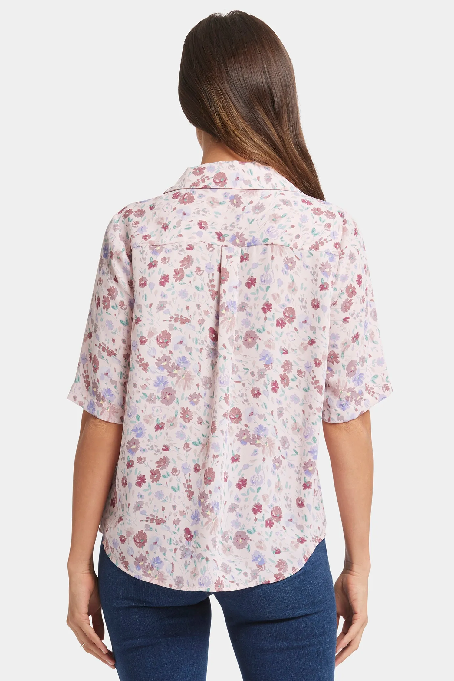 Gabrielle Short Sleeved Blouse - Crystal Peaks
