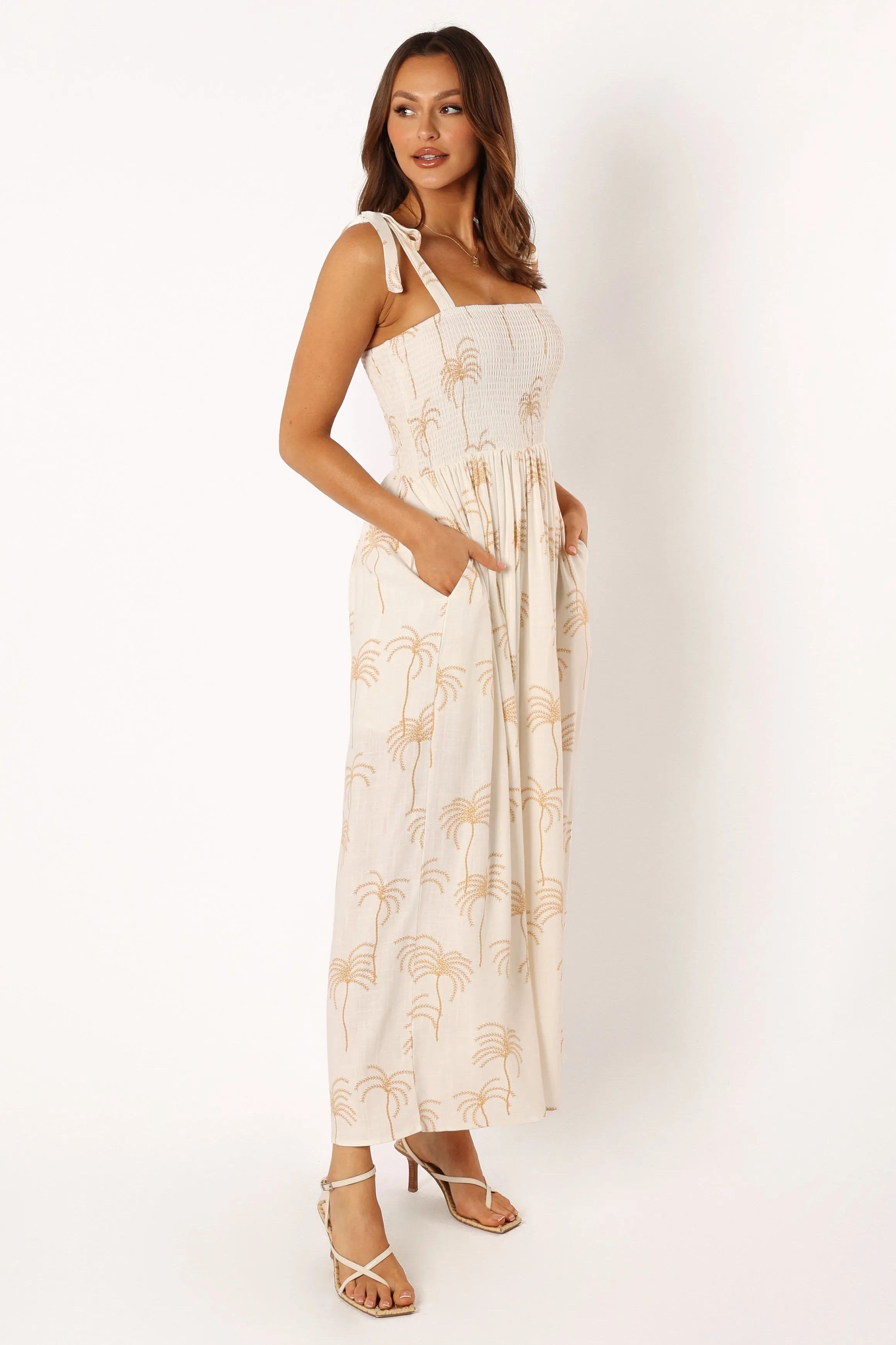 Ginelle Jumpsuit - White Print