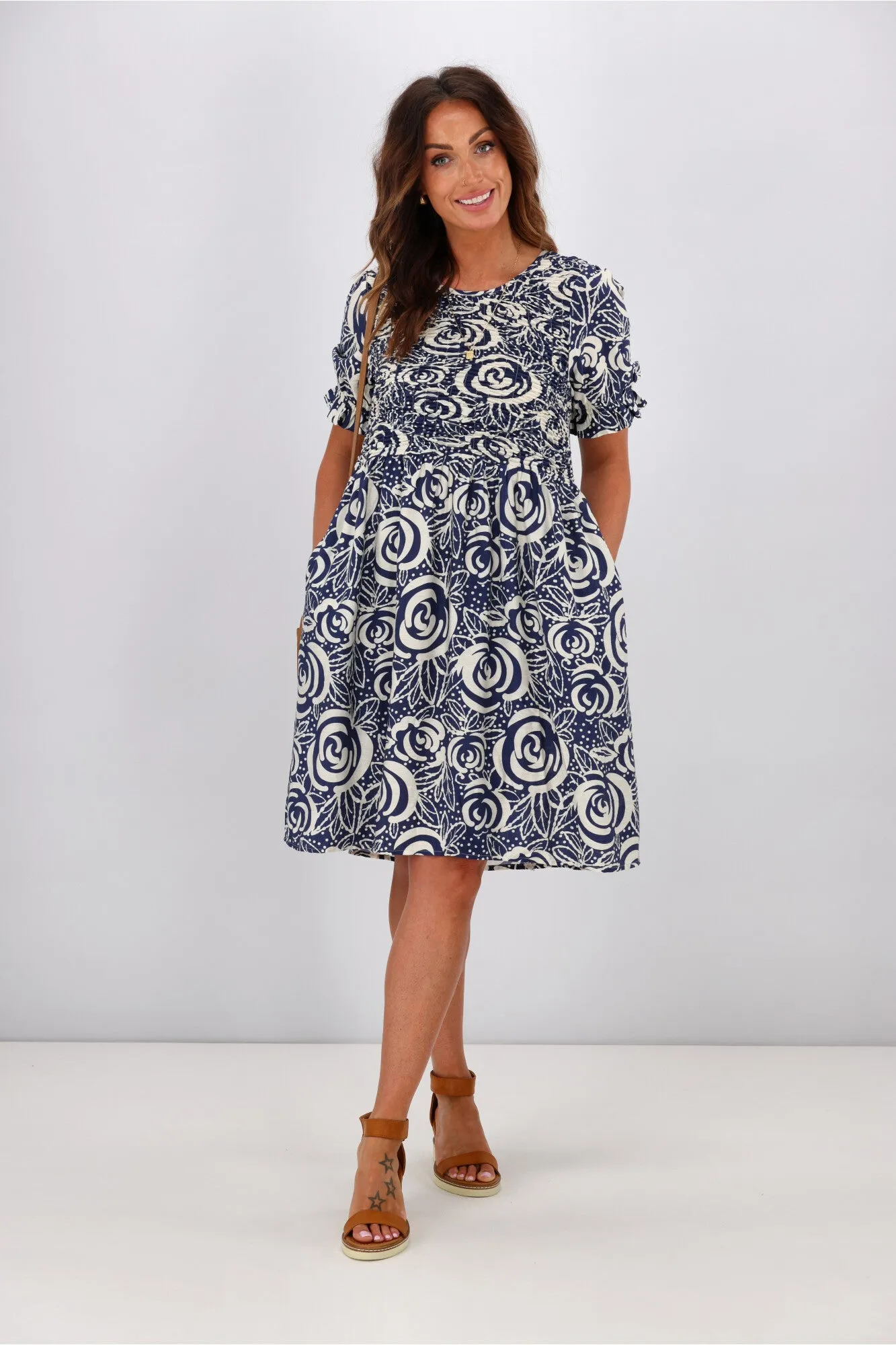 Gloss by Shine On Briar Dress Navy