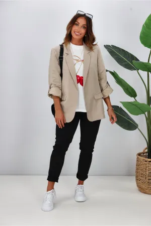 Gloss by Shine On Leone Blazer Natural