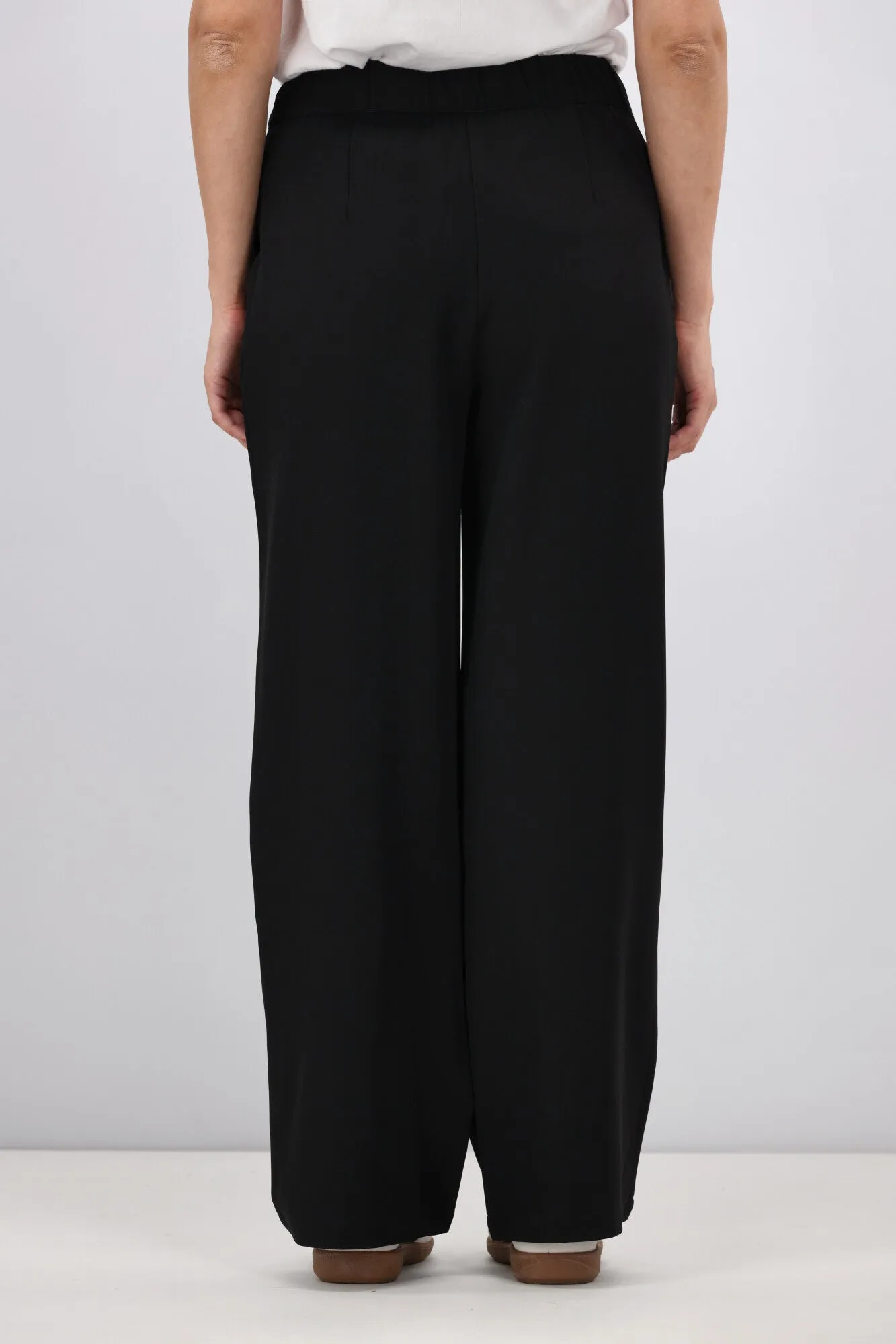 Gloss The Label Lucia Wide Leg Pant Black